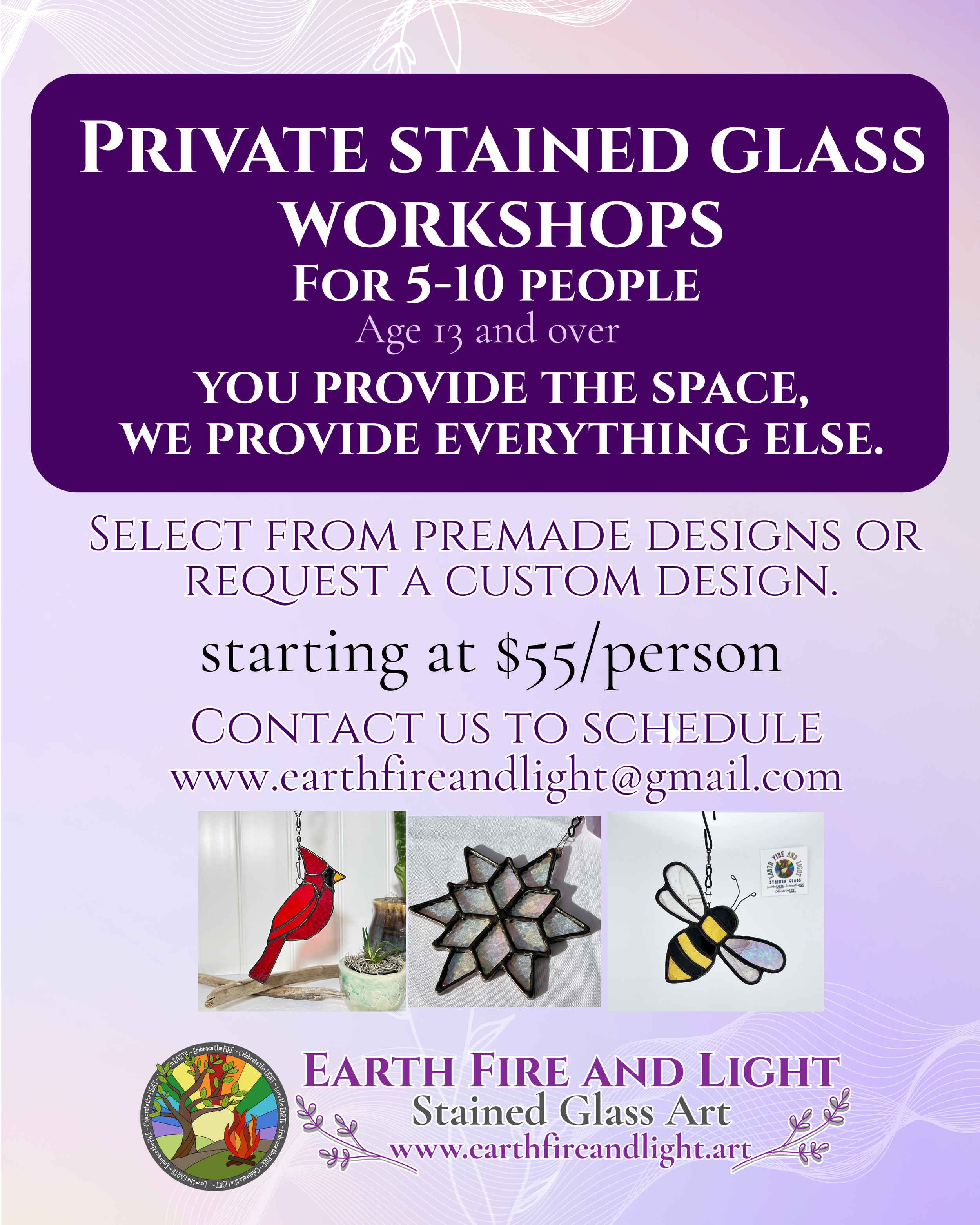 Private Stained Glass Workshop