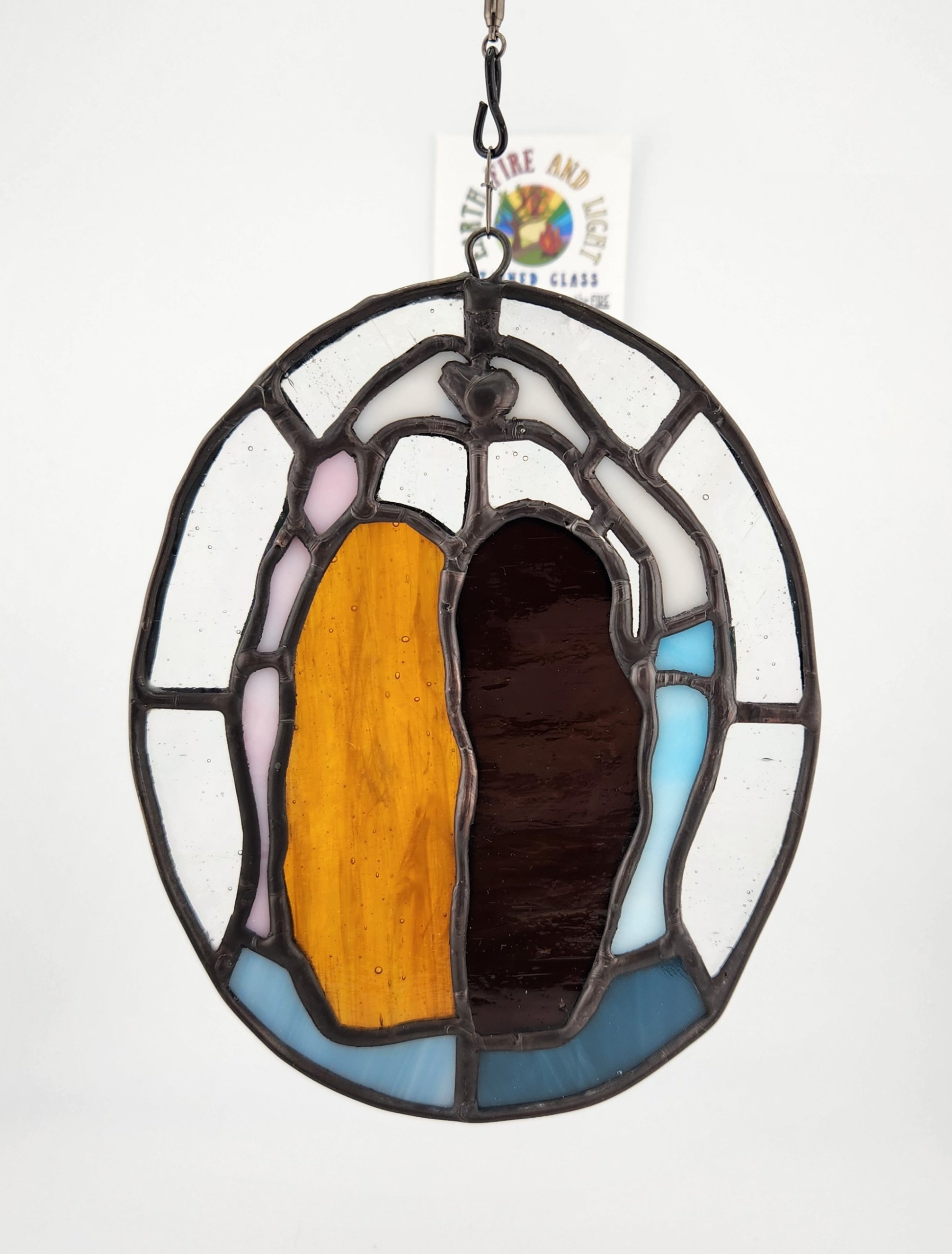 Custom girls stained glass