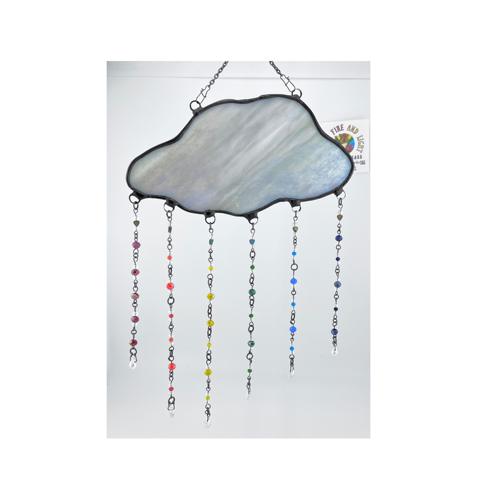Sunshower Rainbow Stained Glass