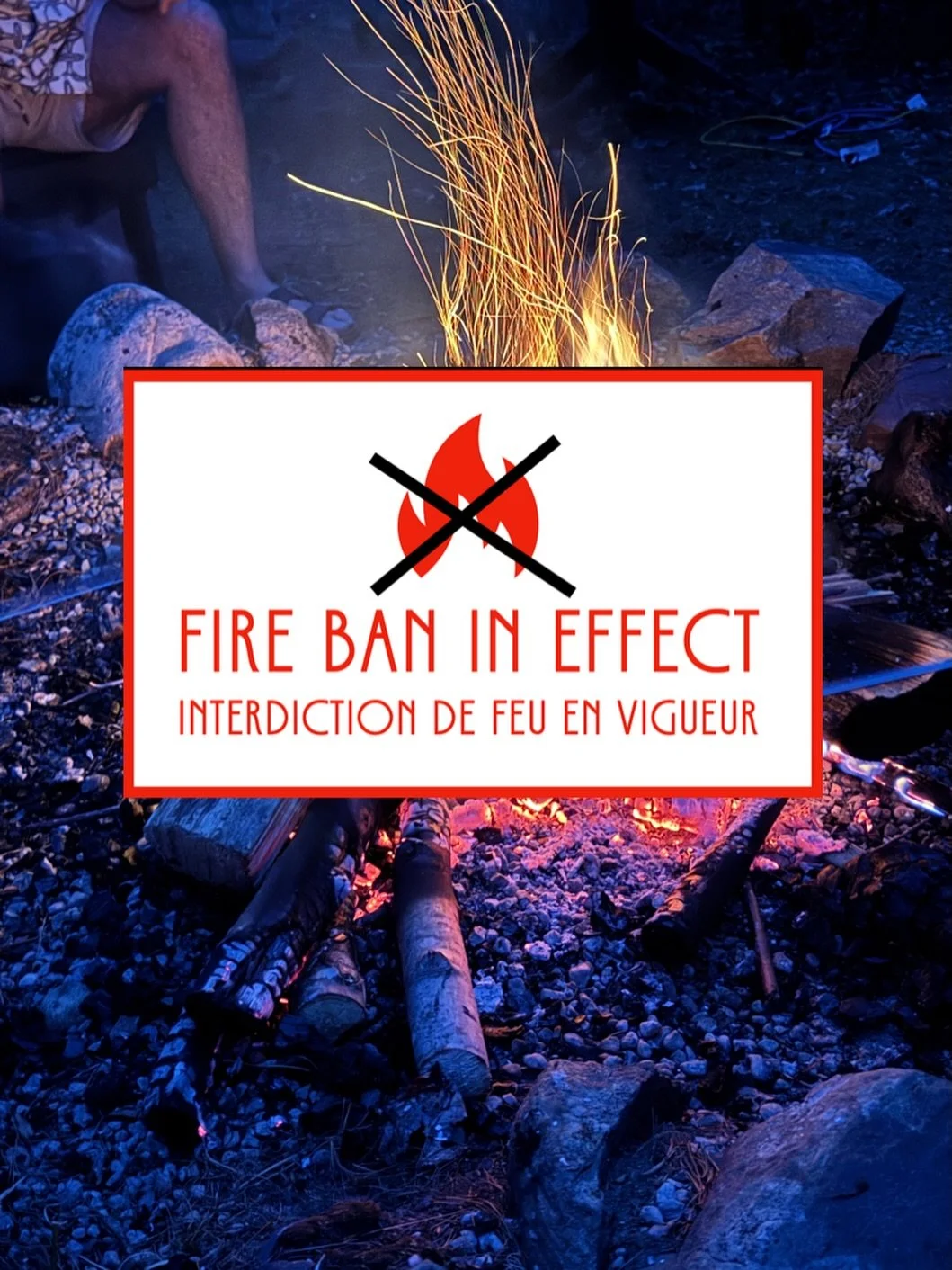 @gravenhurstfire has increased the current fire danger rating to EXTREME/FIRE BAN. Guests staying at Hemlock Lake House will not be permitted any outdoor fires (including candles) during the ban. Check back frequently for updates at www.gravenhurst.c