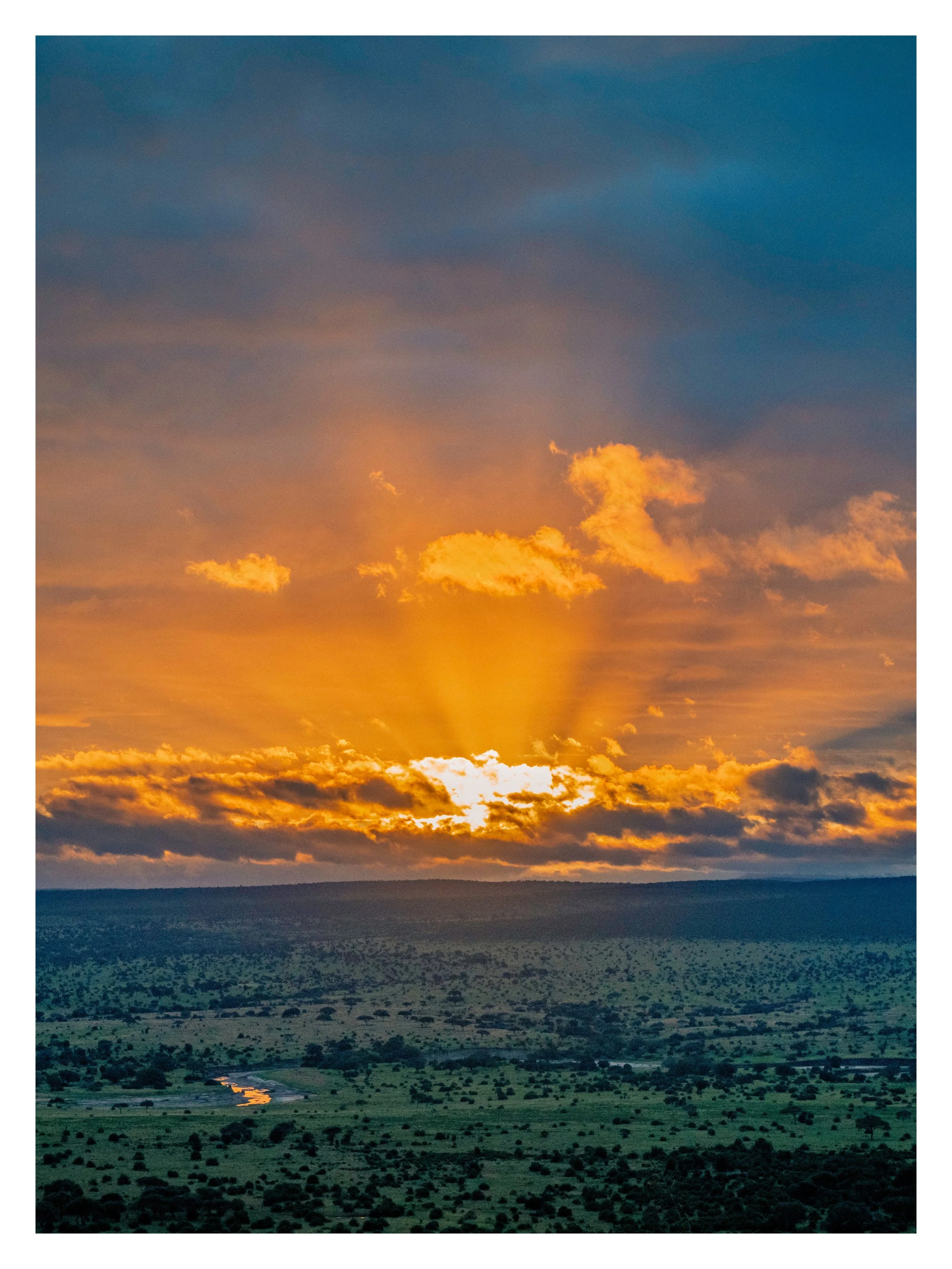 I hope I never forget sitting up on the ridge overlooking the Tarangire River as the sun set on the last day of our first trip to Tanzania.