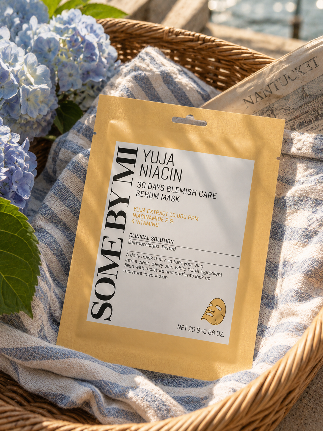 Some By Mi Yuja Niacin Blemish Care Mask | Brightening Korean Sheet Mask
