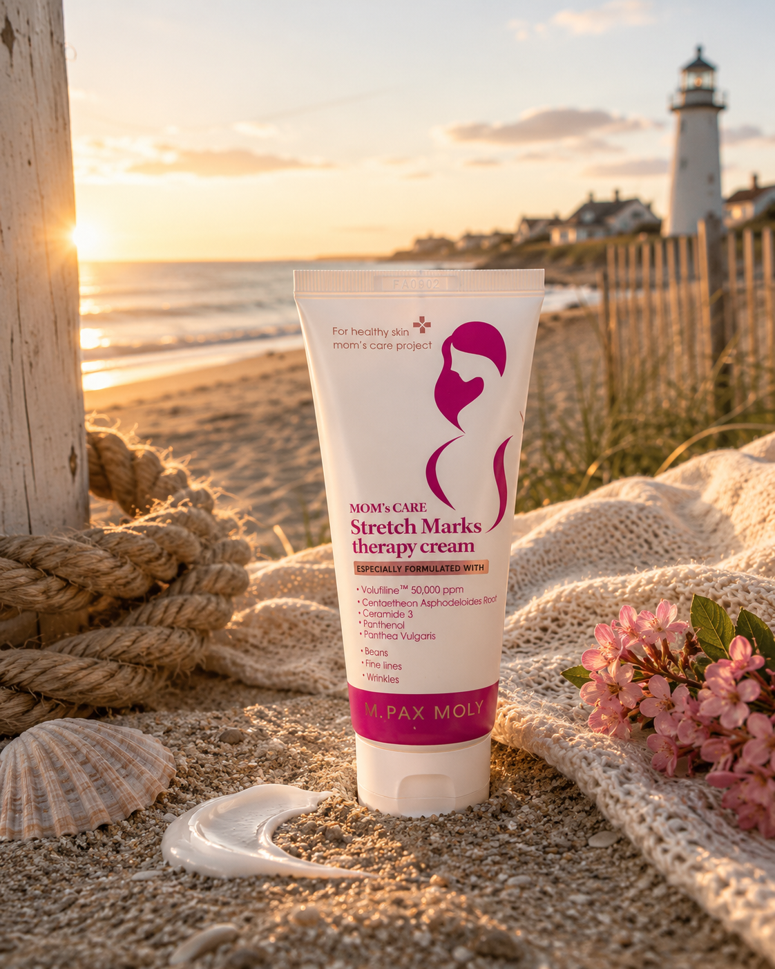 PAXMOLY Stretch Marks Therapy Cream | Hydrating Body Cream for Stretch Marks