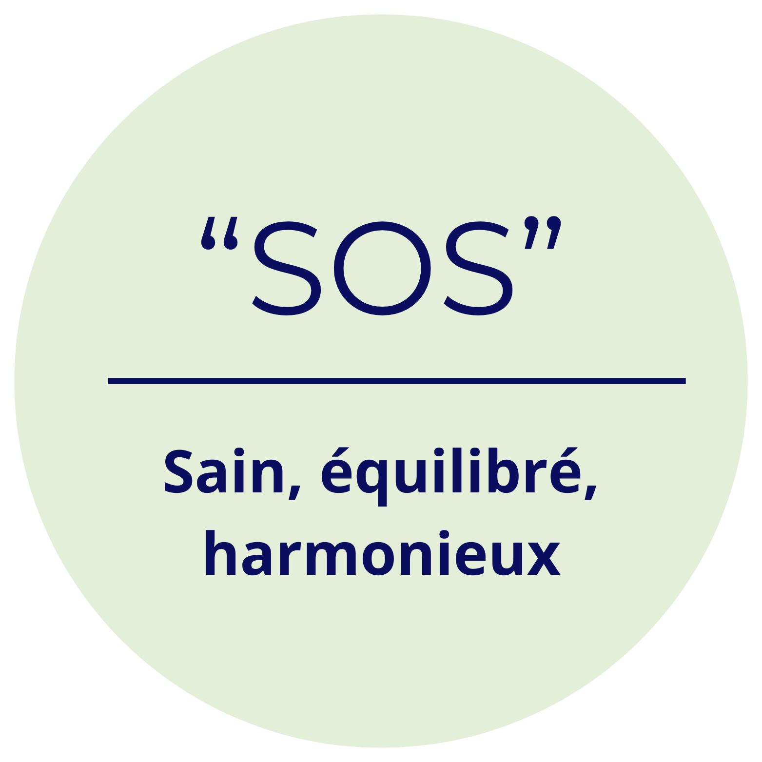 SOS : sain, équilibré, harmonieux