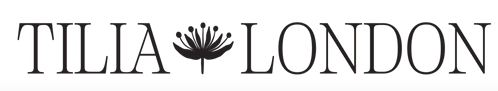 Tilia London logo with a stylized tulip icon between the words Tilia and London