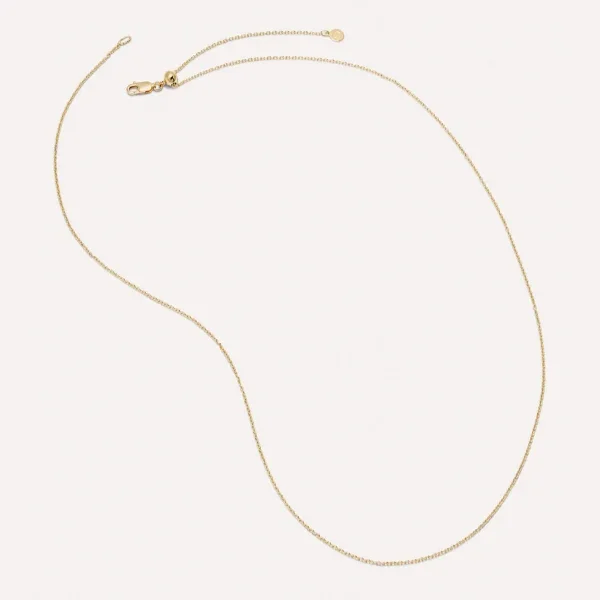 Adjustable fine staple necklace