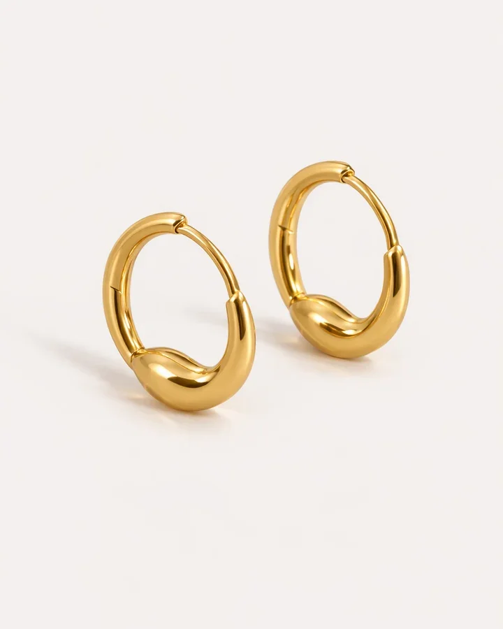 Heritage Gold Hoop Earrings