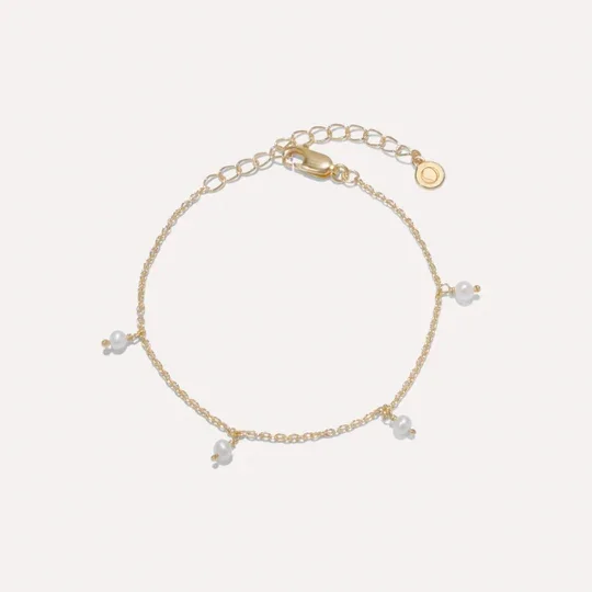 Kendra Pearl Drop Bracelet