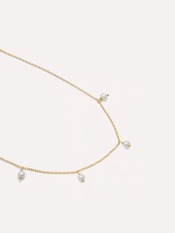 Kara Pearl Drop Necklace