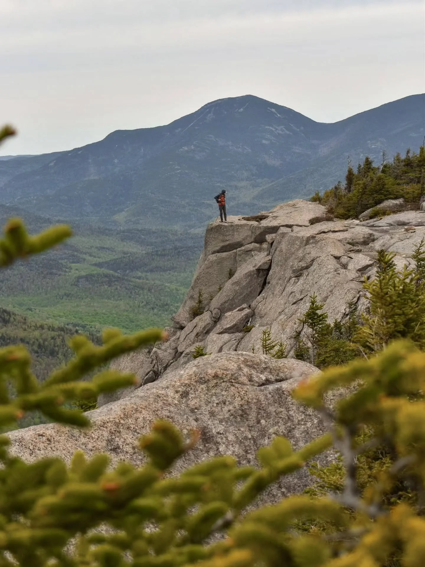 An alternate way through the wilderness.

A few years back, I made the decision to try and bushwhack a few peaks in the Dix Range at night. After cresting the summit of the first one, I looked over at the next and thought it was too scary and imposin