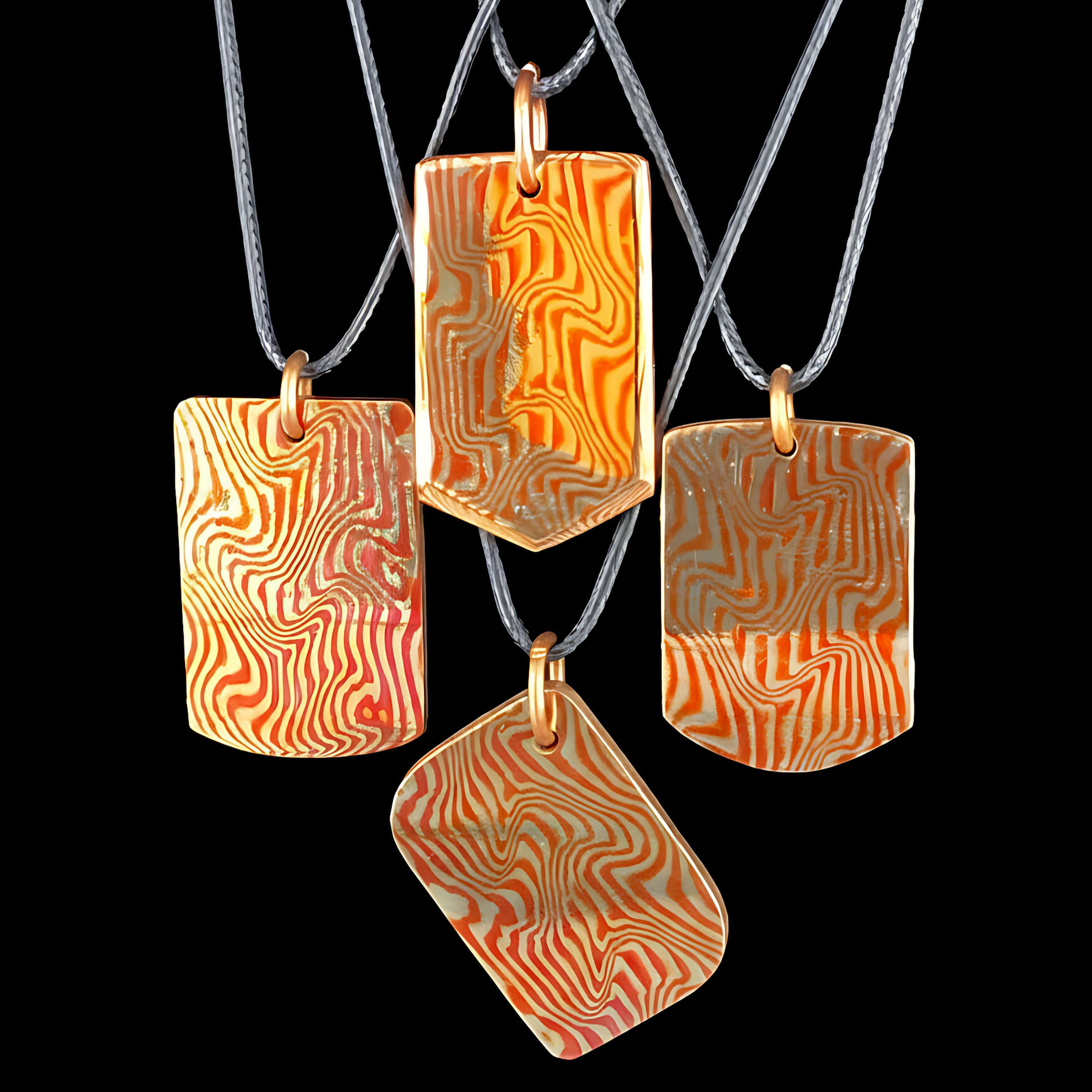 Mokume Gane Pendant