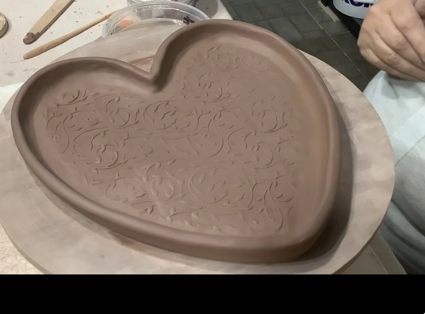 Valentine’s Evening – Sculptural Ceramic Plates