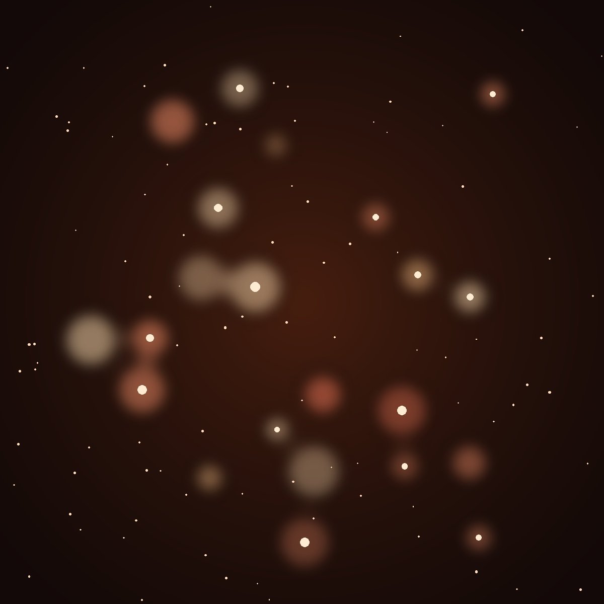 Close-up image of red and orange glowing coins or tokens with a black background.
