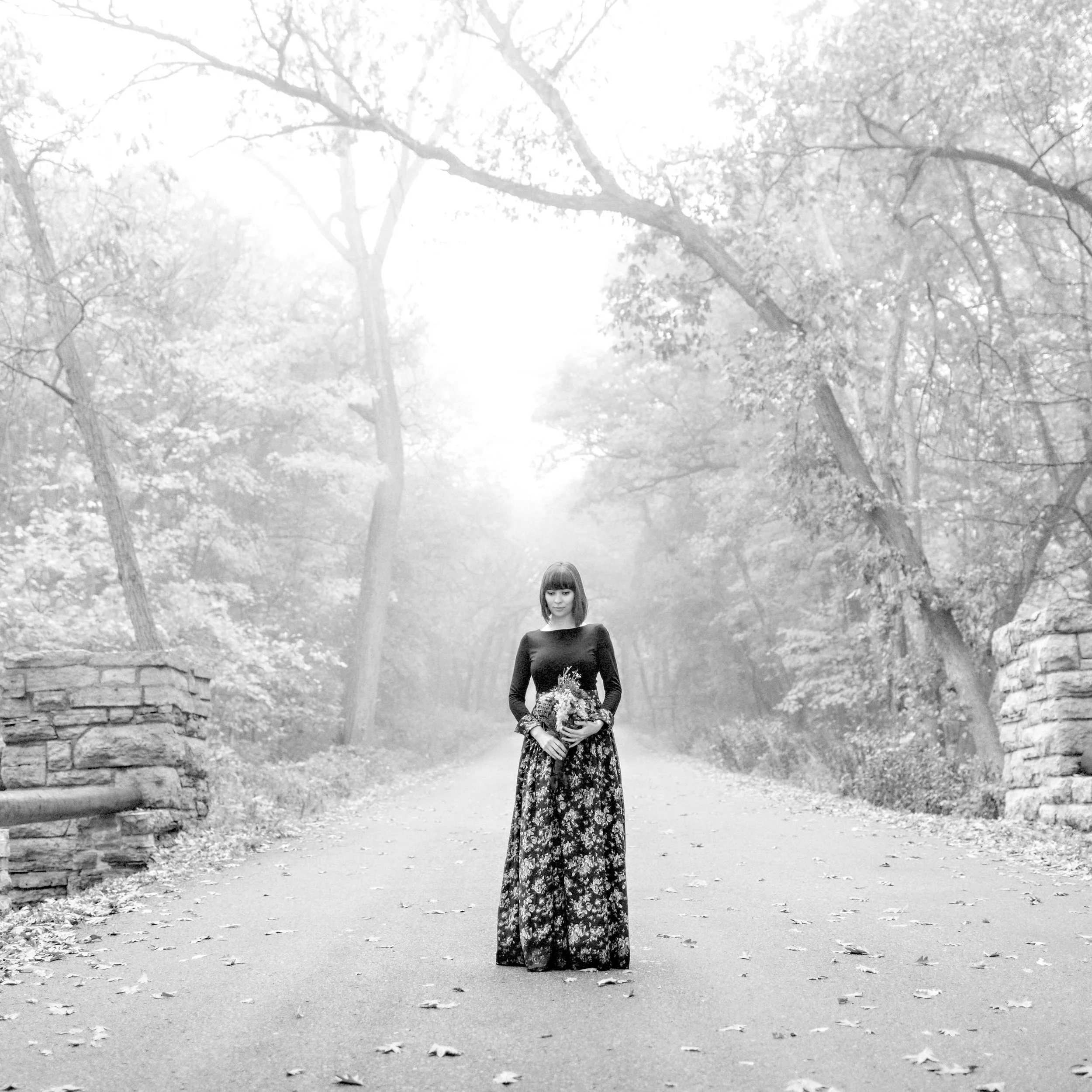 Fog chasing with Lena. One of my all time faves