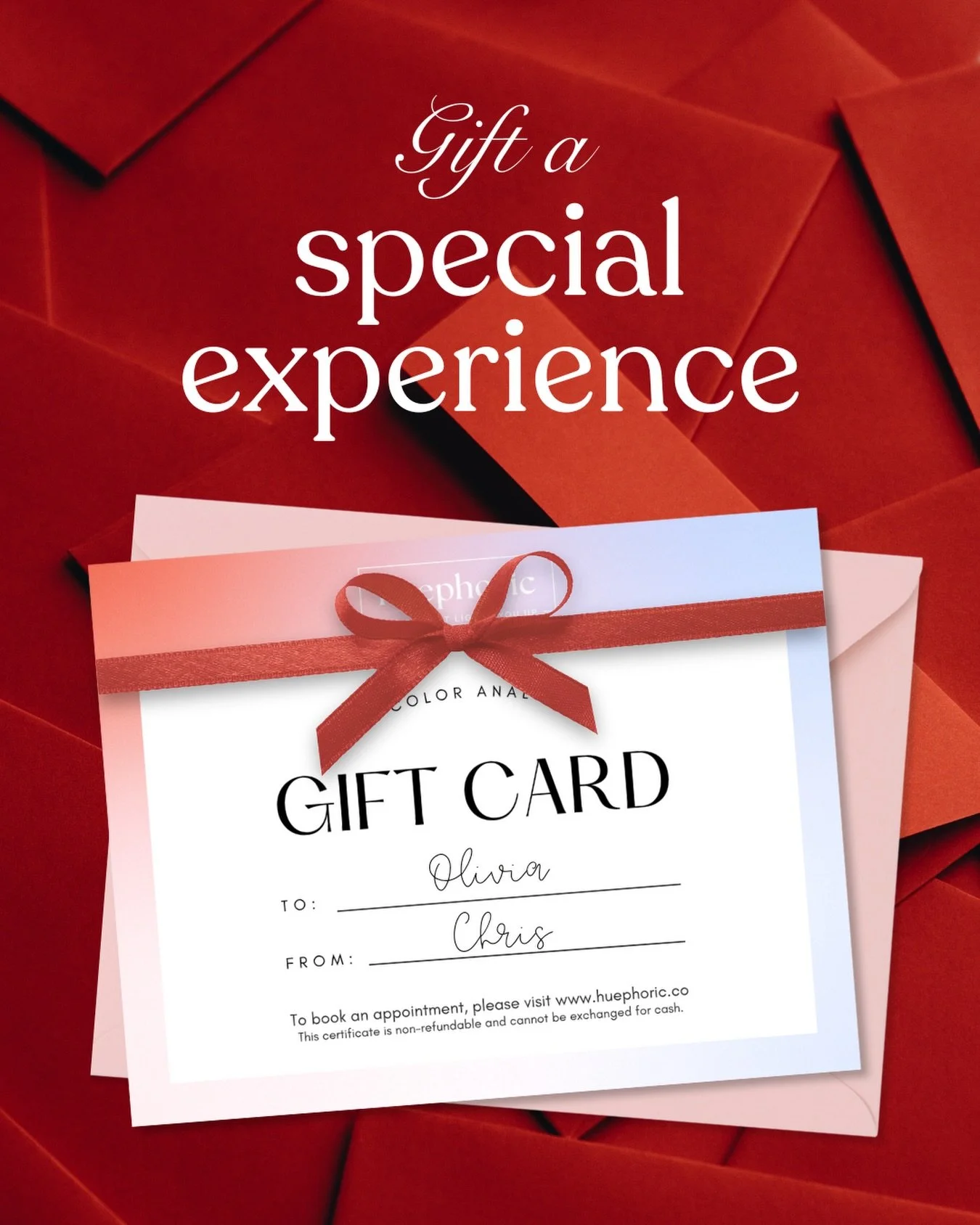 Still looking for the perfect Valentine&rsquo;s Day gift?💕 Or a way to treat yourself?✨

Give an experience that feels personal, joyful, and unexpectedly transformative. A color analysis brings clarity to getting dressed, confidence, in what you wea