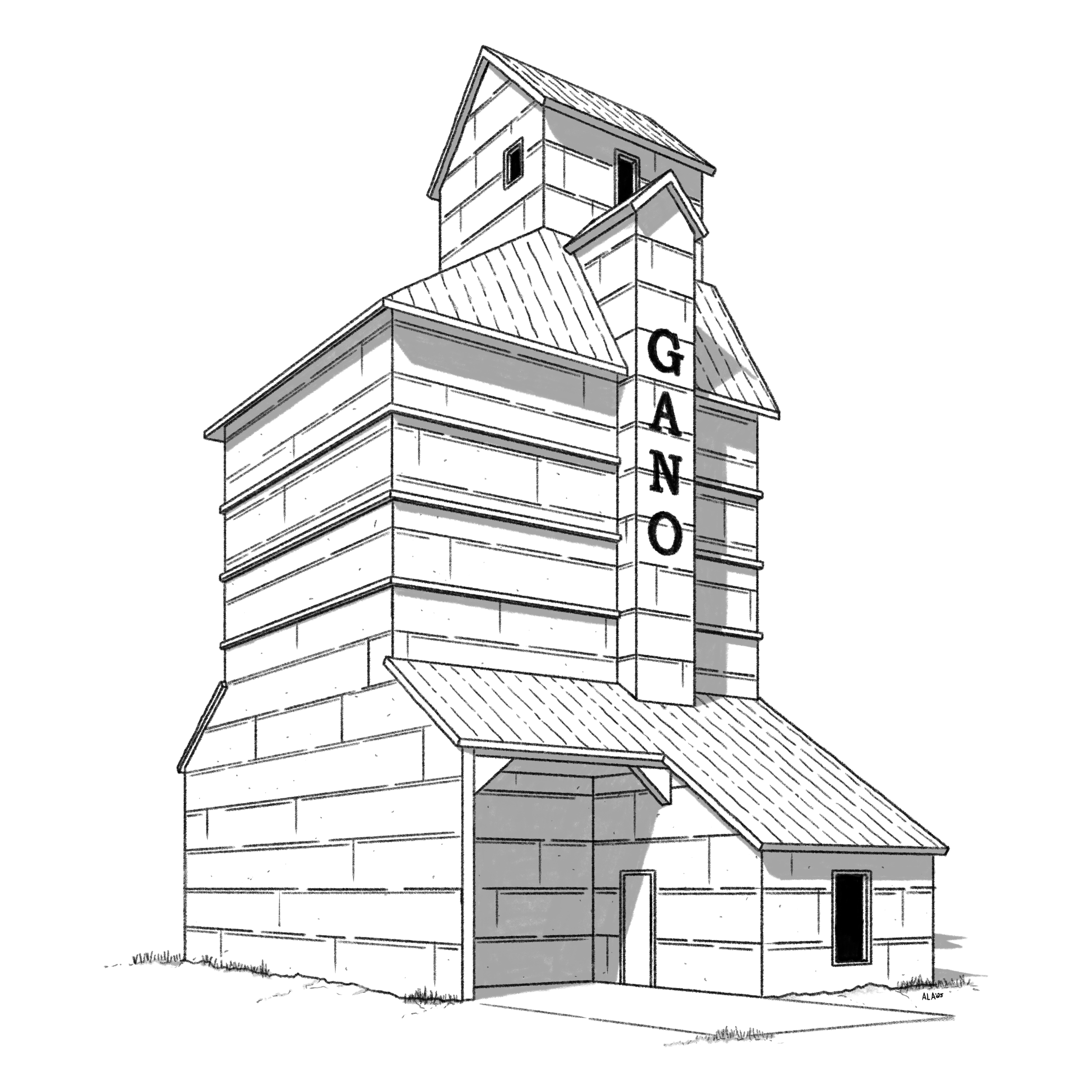 Gano Grain Elevator - Kinsley, KS