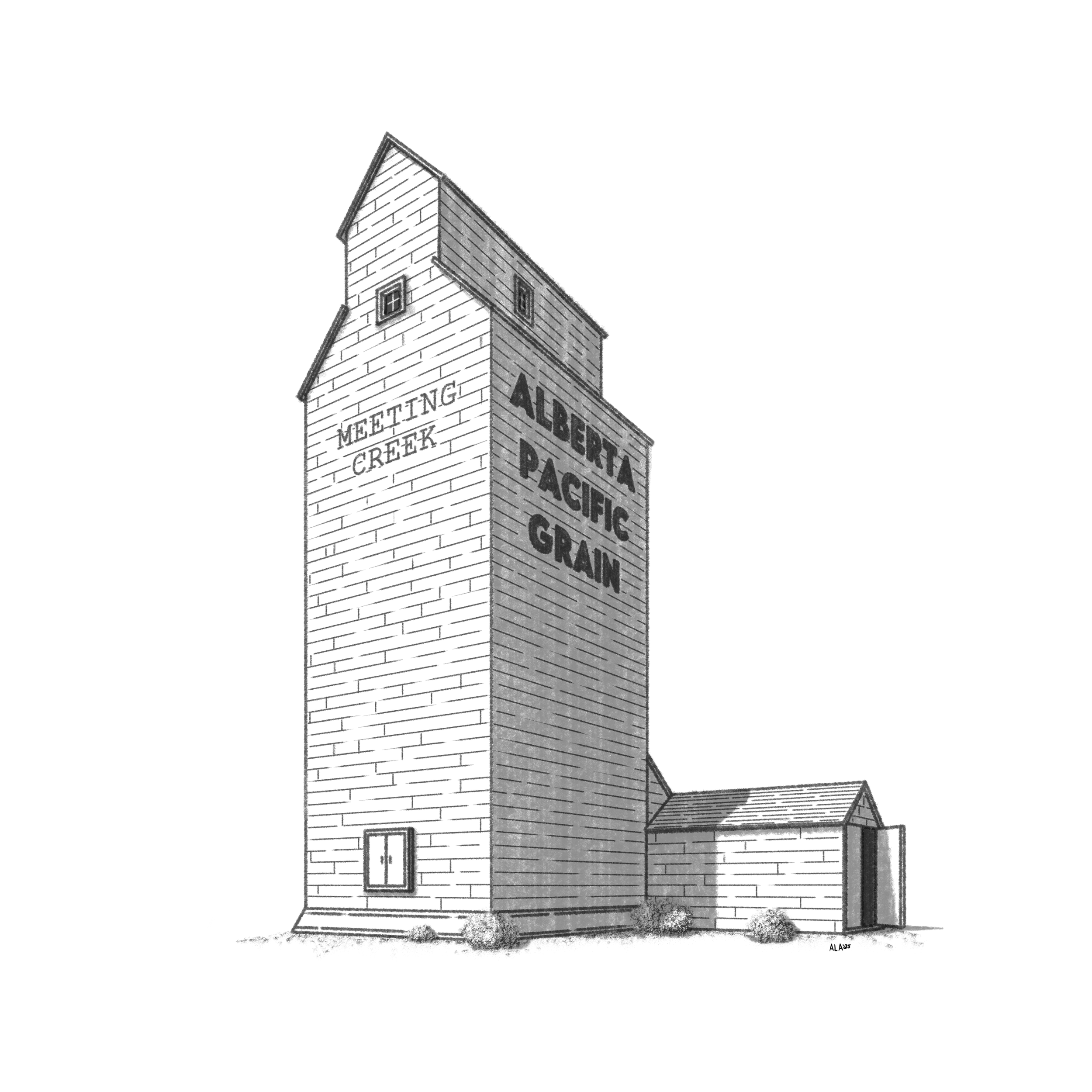 Alberta Pacific Grain Elevator - Meeting Creek, AB, Canada