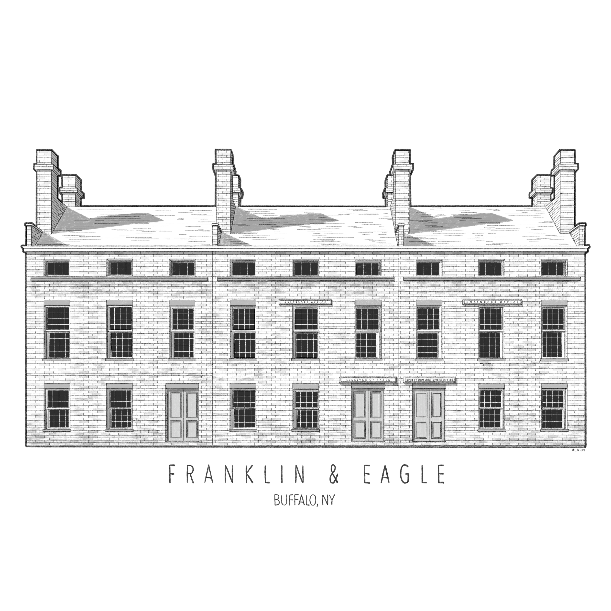 Franklin and Eagle (Demolished) - Buffalo, NY