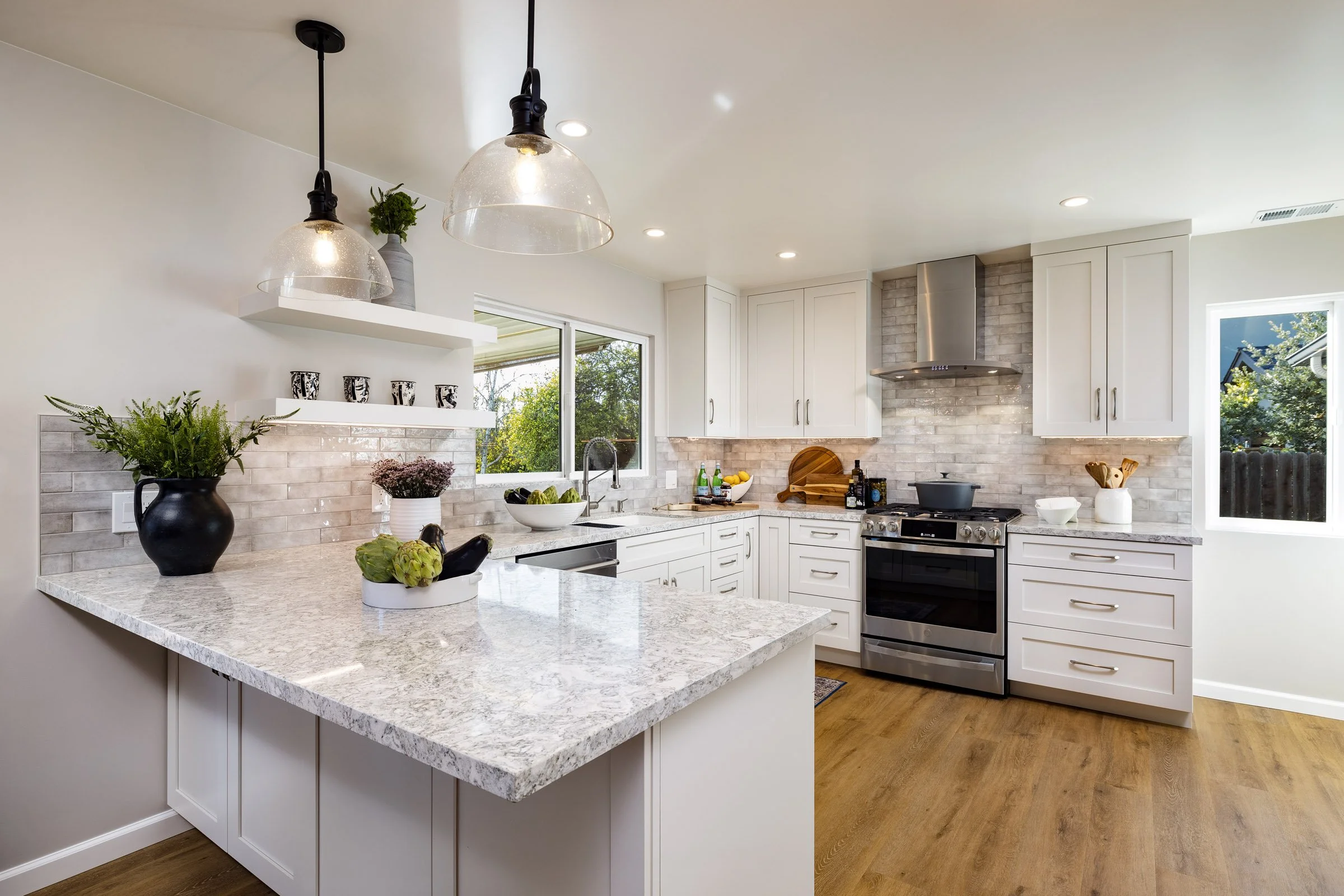 Transforming a Santa Barbara Kitchen: The Power of Expansive Quartz Countertops