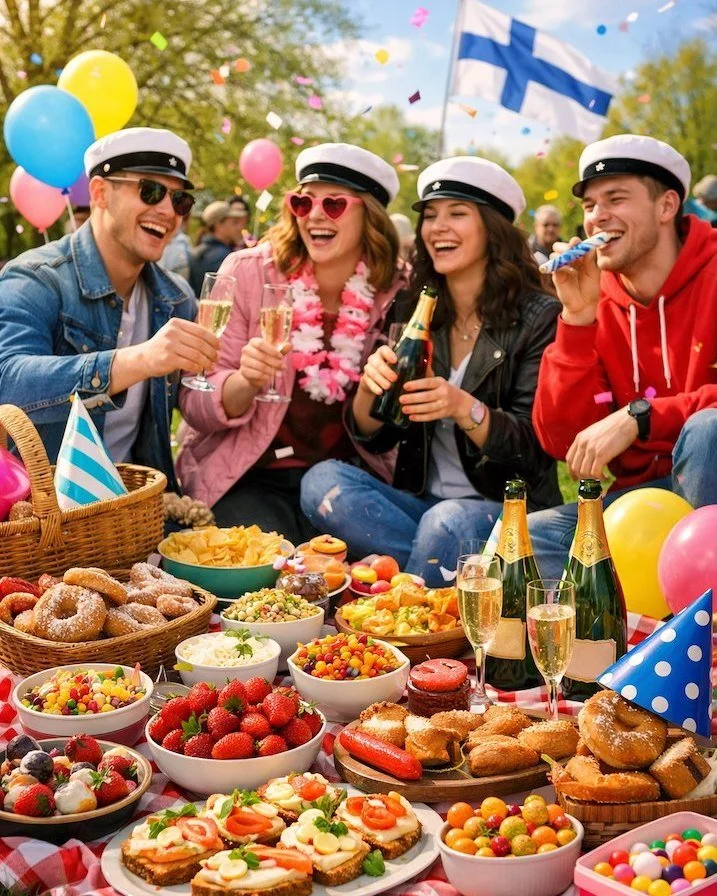 Nyt on Vappupiknikin j&auml;rjest&auml;minen tehty helpoksi! 🥳👍 Tilaa itsellesi ja yst&auml;villesi Victors Krogin herkullinen Vappukassi ja nauti vaivattomasta Vapusta 🍾🥂 Tilaukset www.victorskrog.fi/vappu Viimeinen tilausp&auml;iv&auml; 27.4. 
