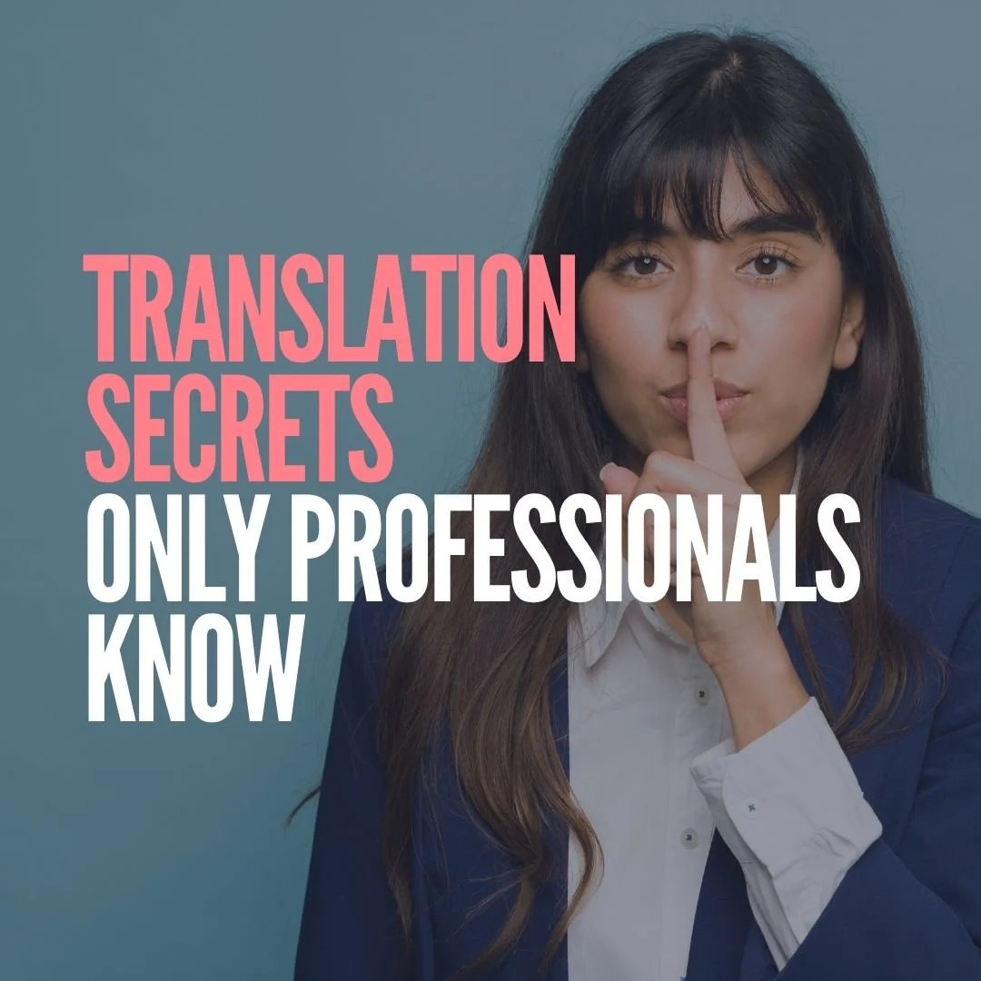 Translation Secrets Only Professionals Know