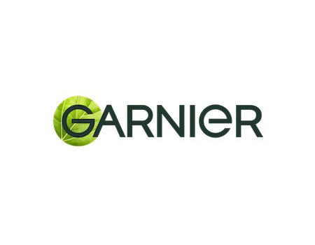 Content Quality client: Garnier logo with a green leaf design
