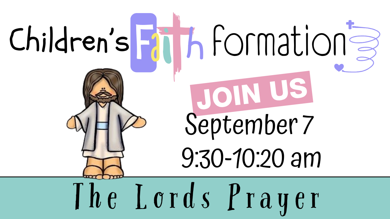 September Children’s faith formation