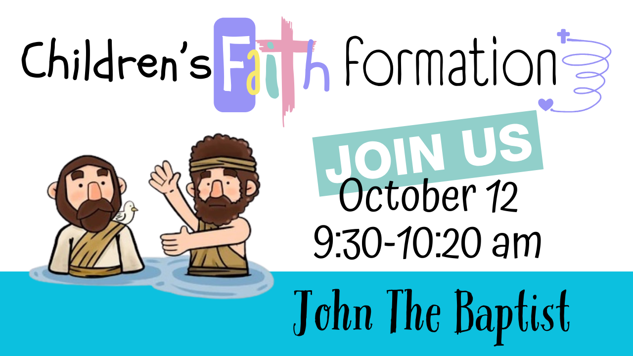 October children’s faith formation