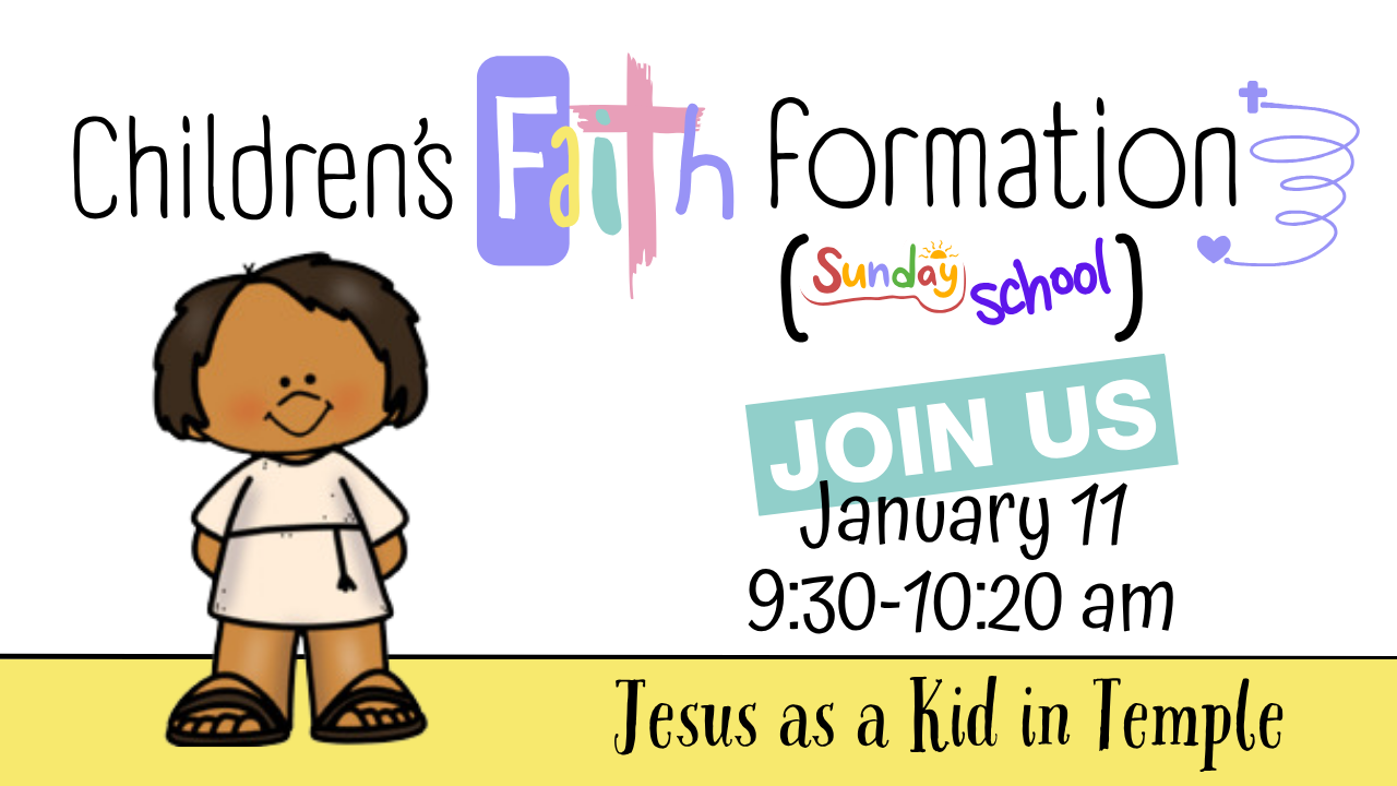 January Children's Faith Formation