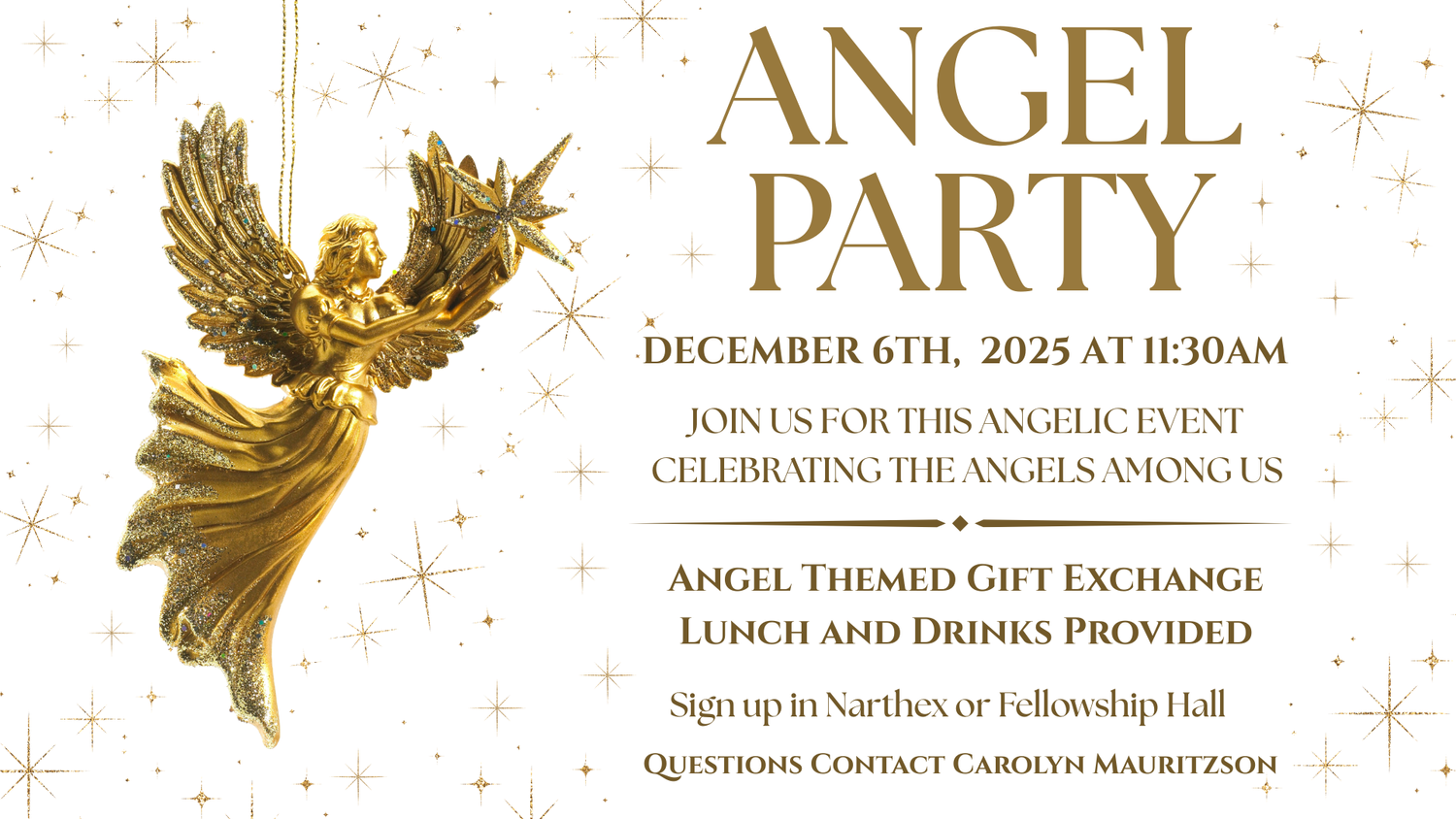 Angel Party — Hope Lutheran Church