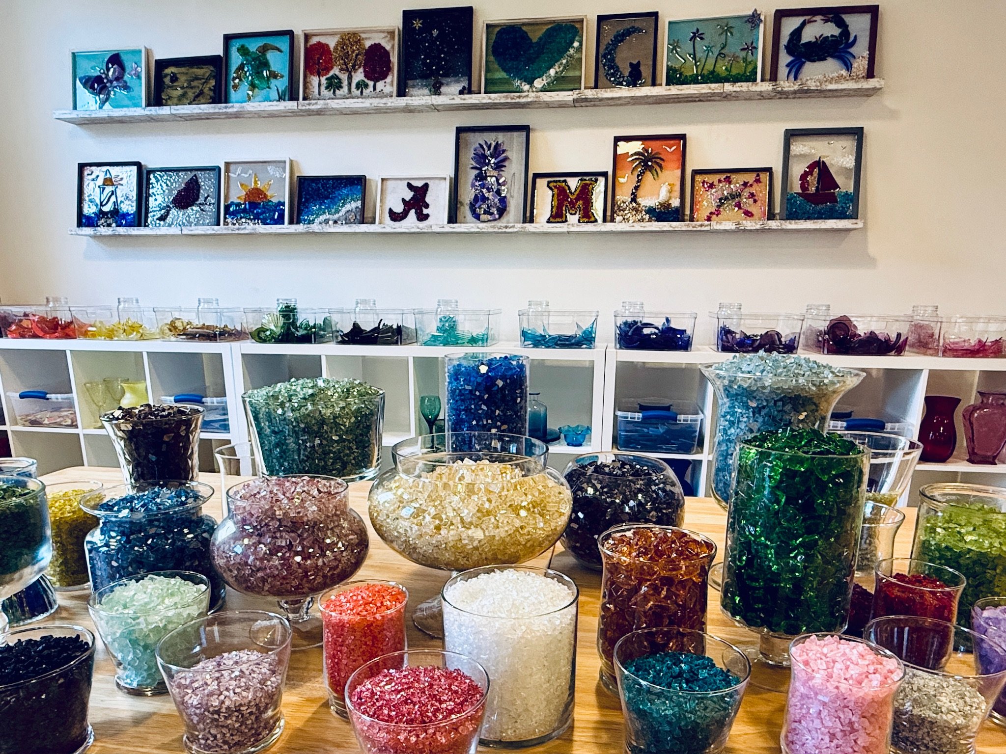 The Resin Room DIY Glass Workshop area