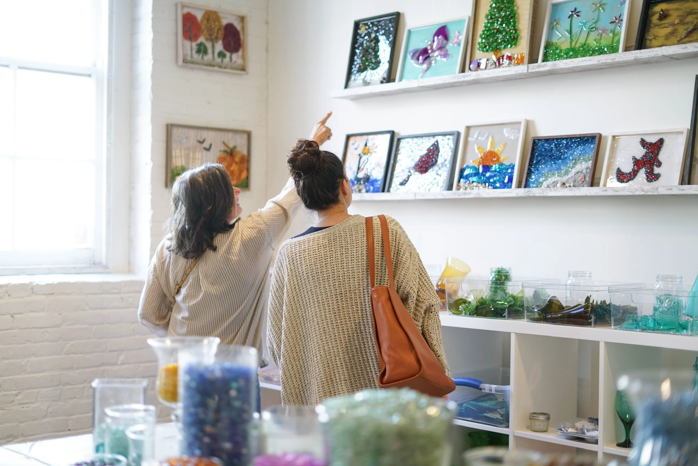 Checking out Resin Glass Art