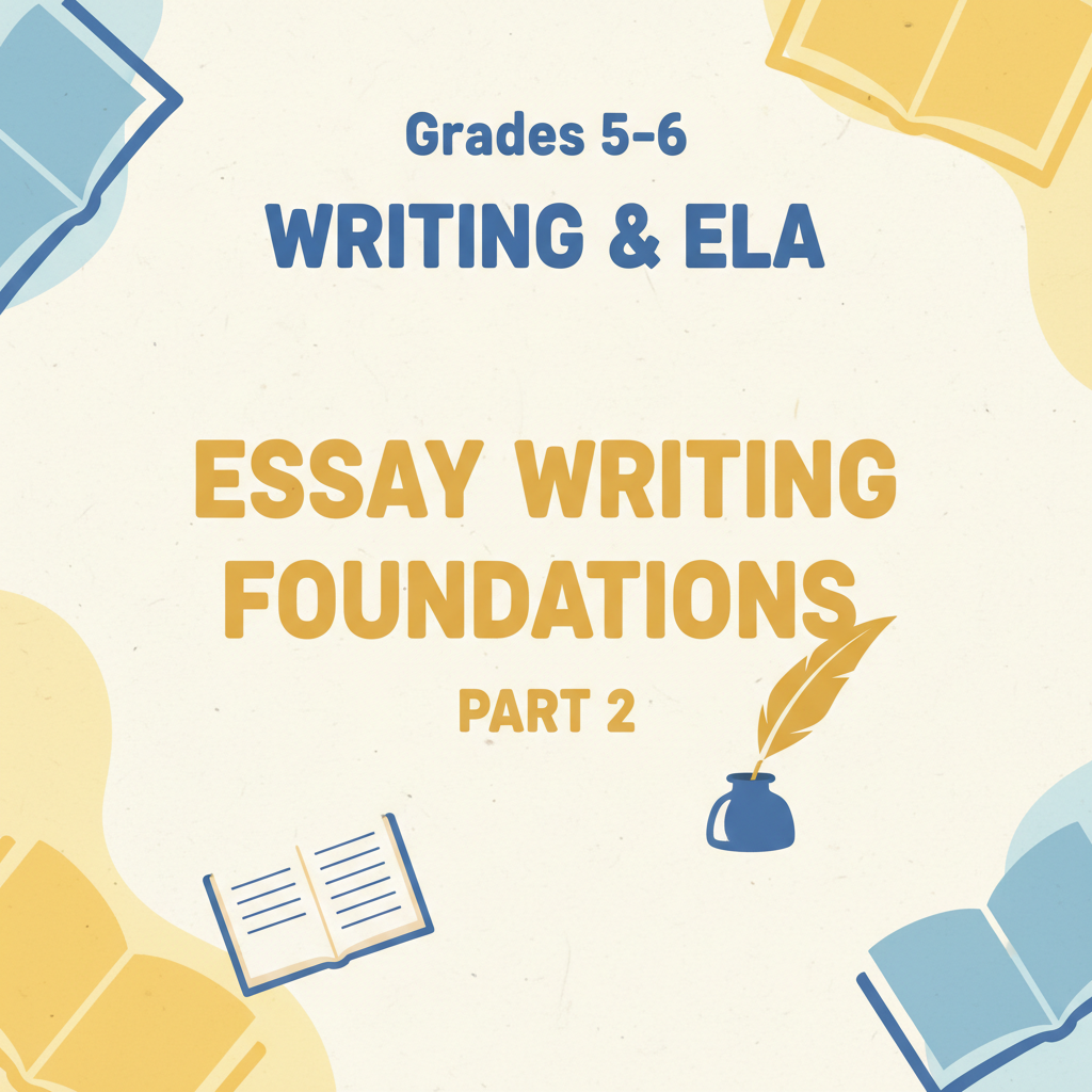 Grades 5-6 Essay Writing Foundations Part 2