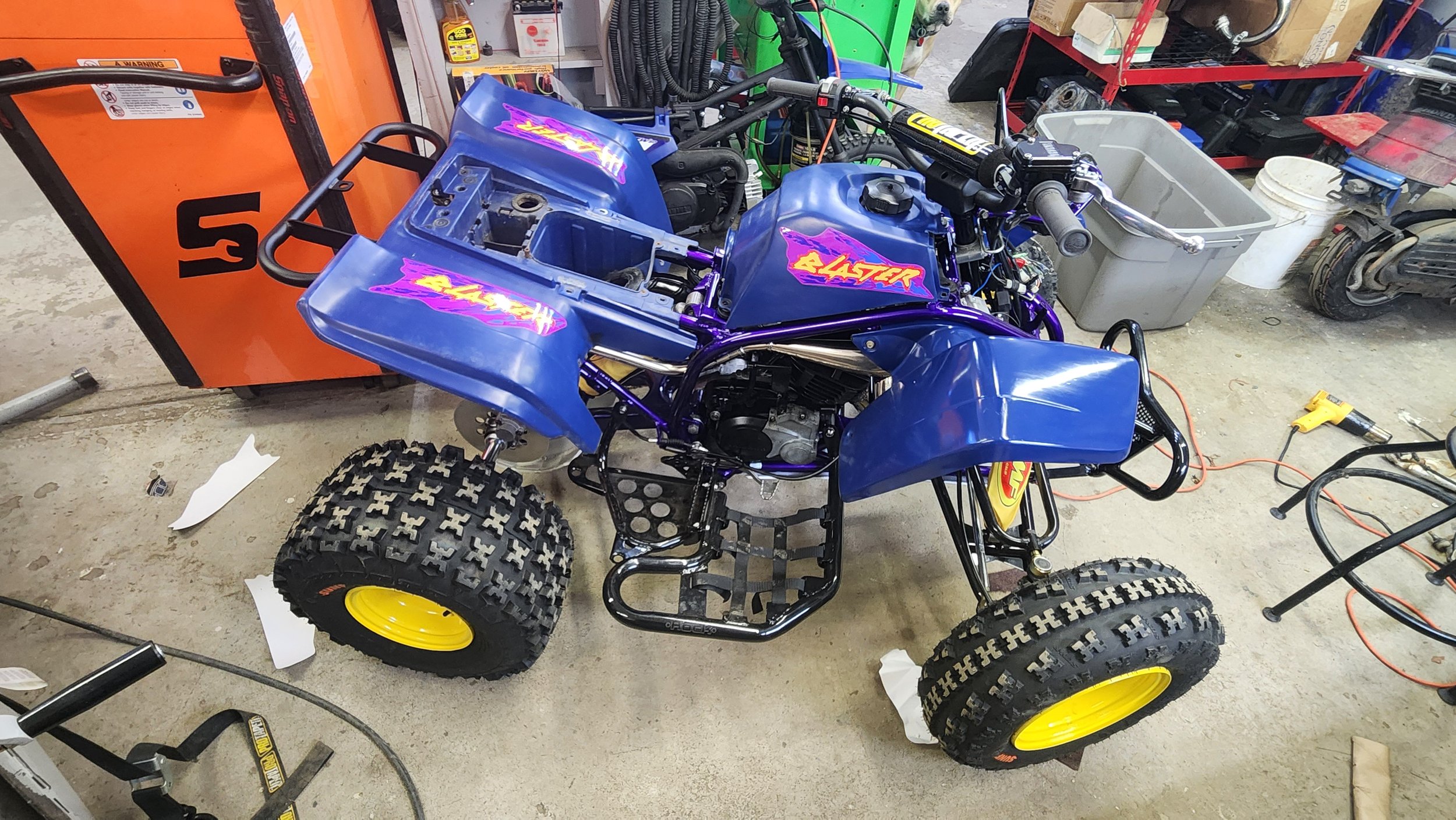 After a couple of coats with treatment