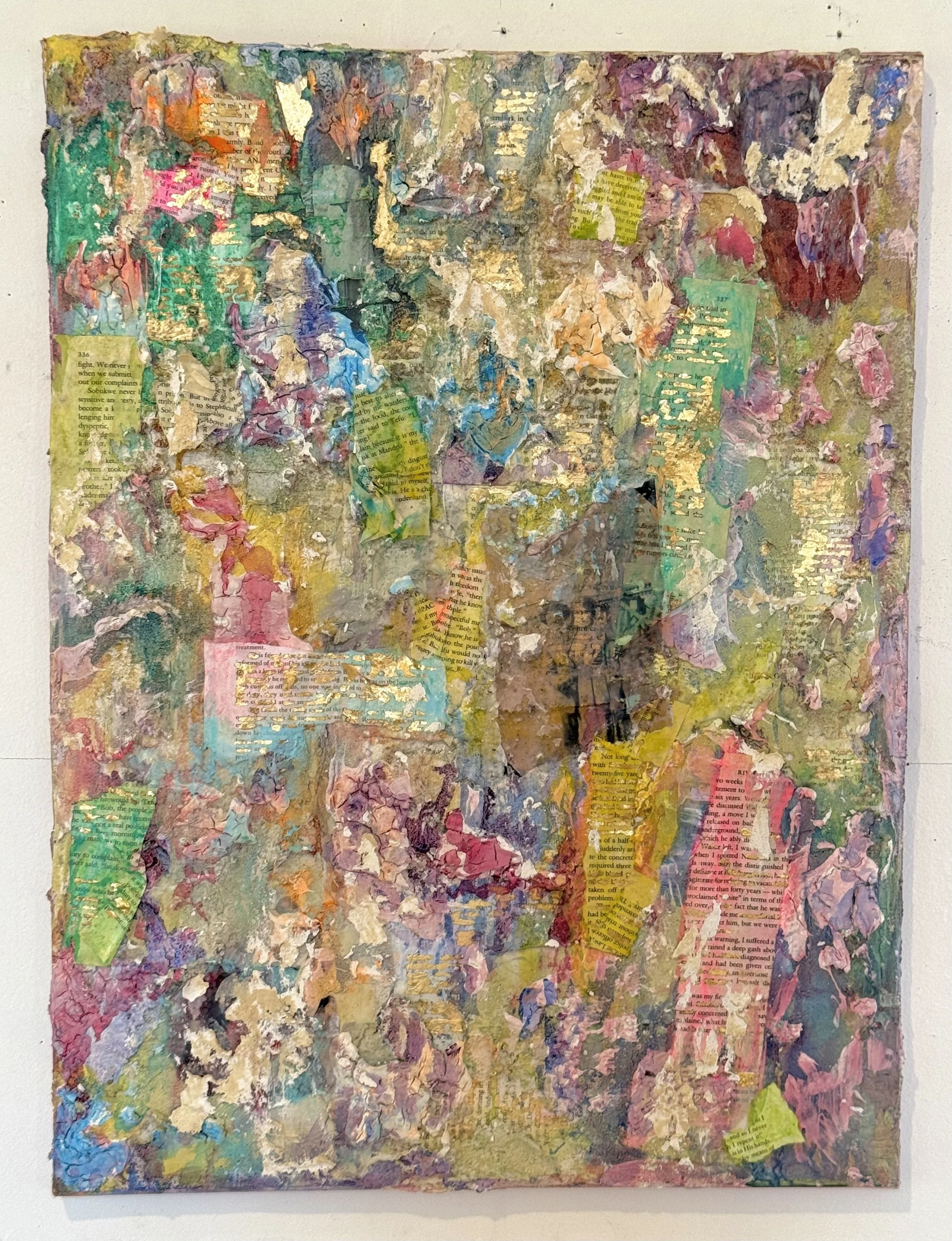 Undercovered, Mixed Media on Canvas, 18" x 24," 2026
