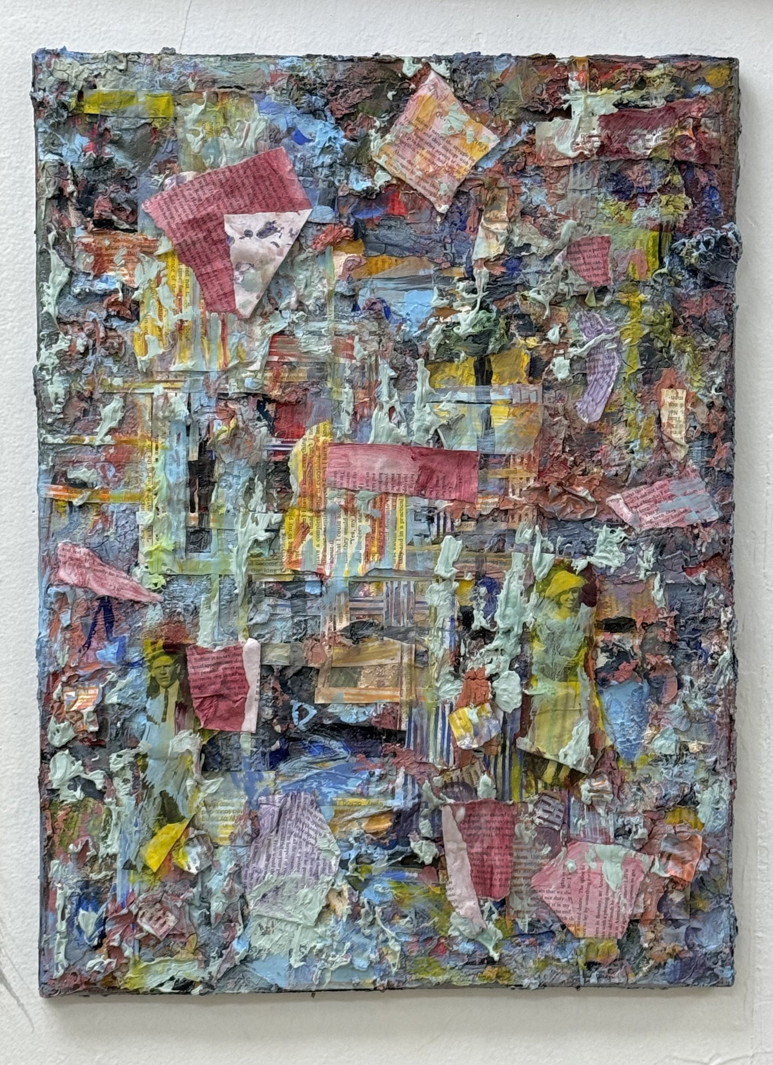 Thought Patterning, Mixed Media on Canvas, 18" x 24," 2026