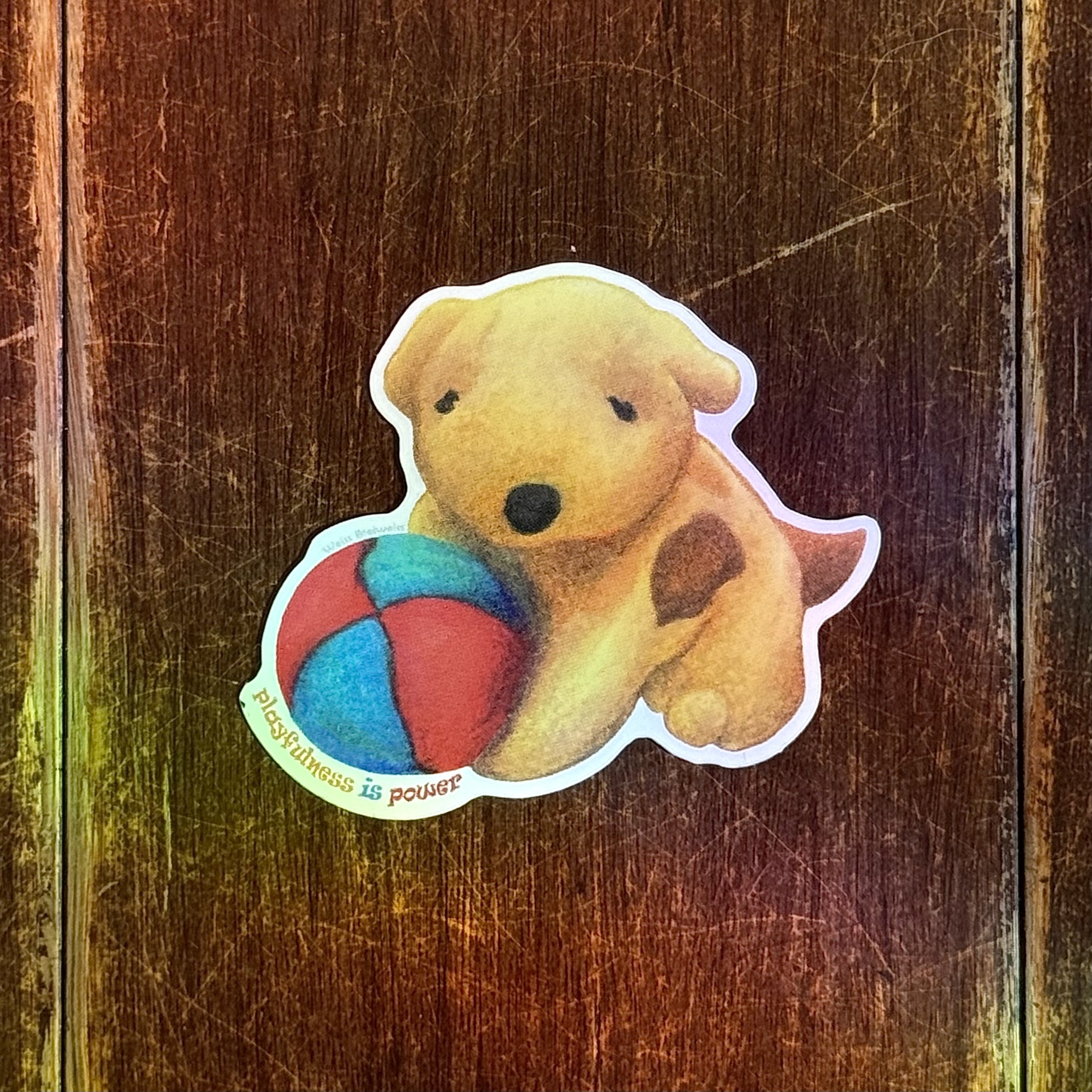 "Playfulness is Power" sticker