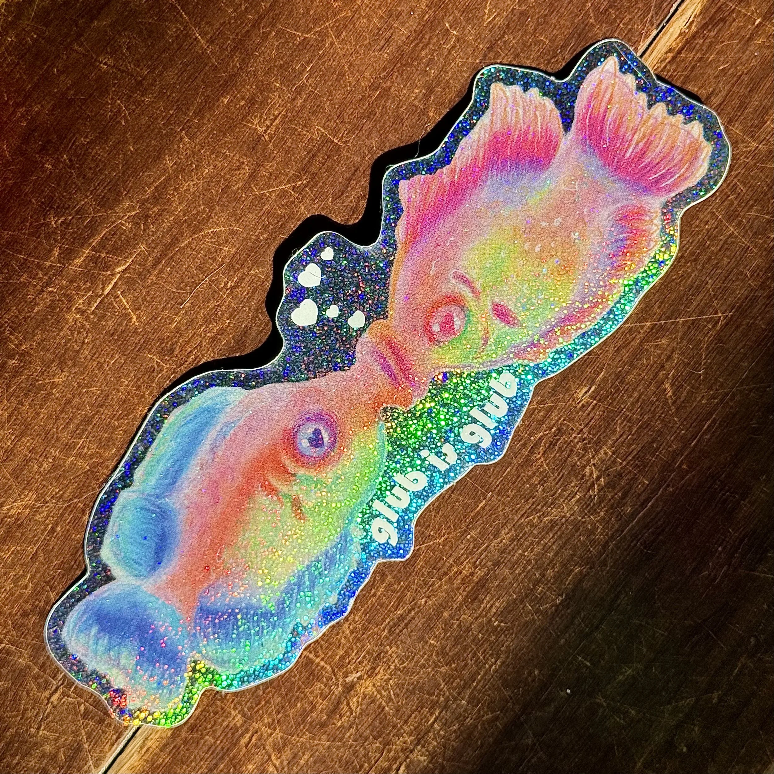 "GLUB IS GLUB" sticker