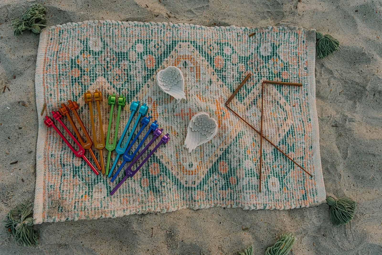 CALIBRATION TUNING FORKS & COPPER DOWSING RODS