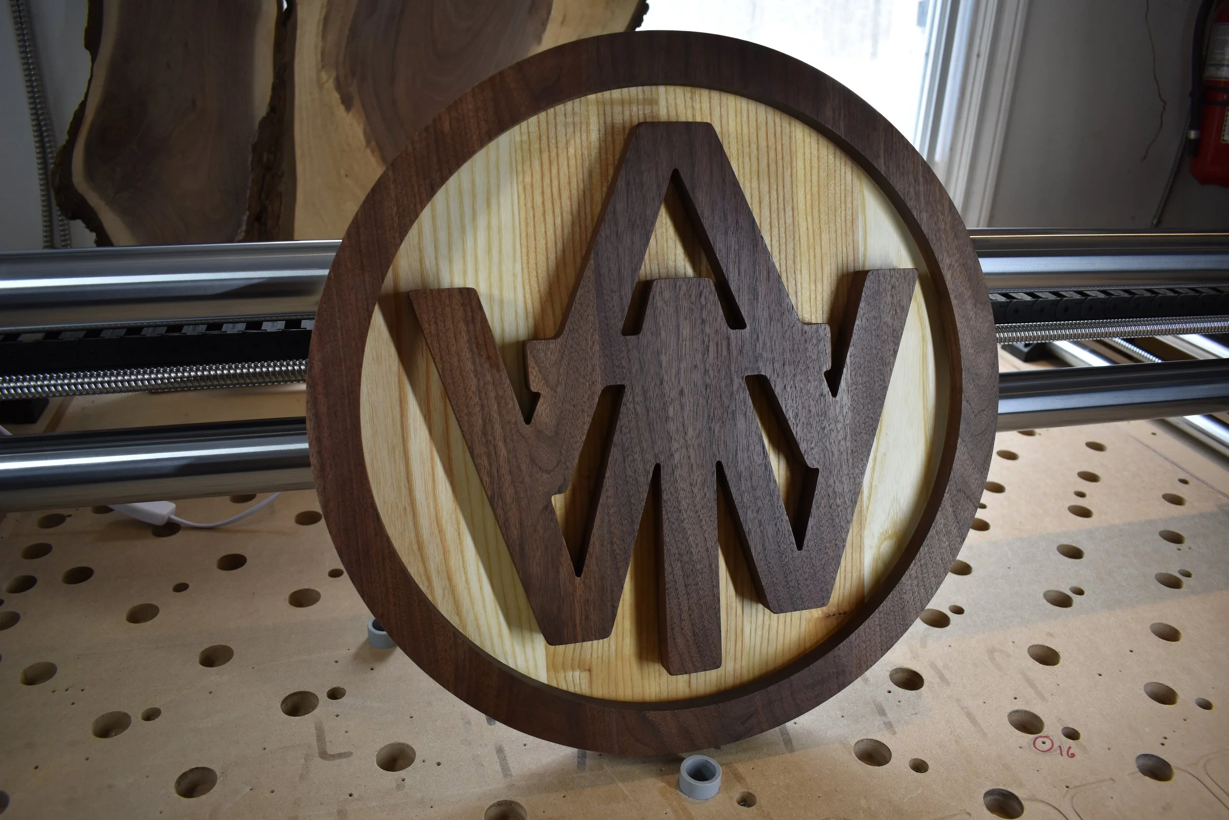 Illuminated Hardwood Logo