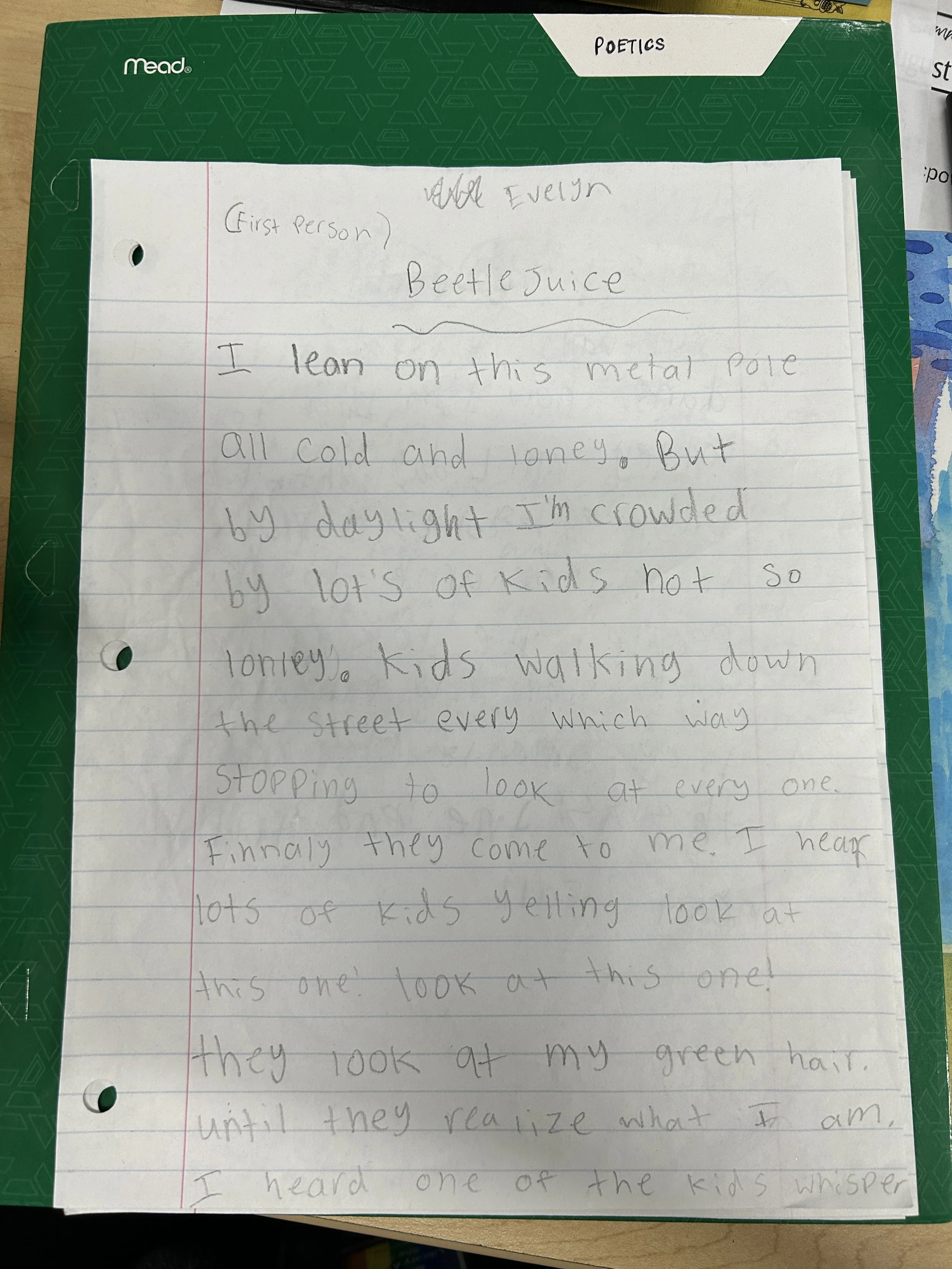 Evelyn Worgull BEETLEJUICE 1 handwritten IMG_3635.JPG