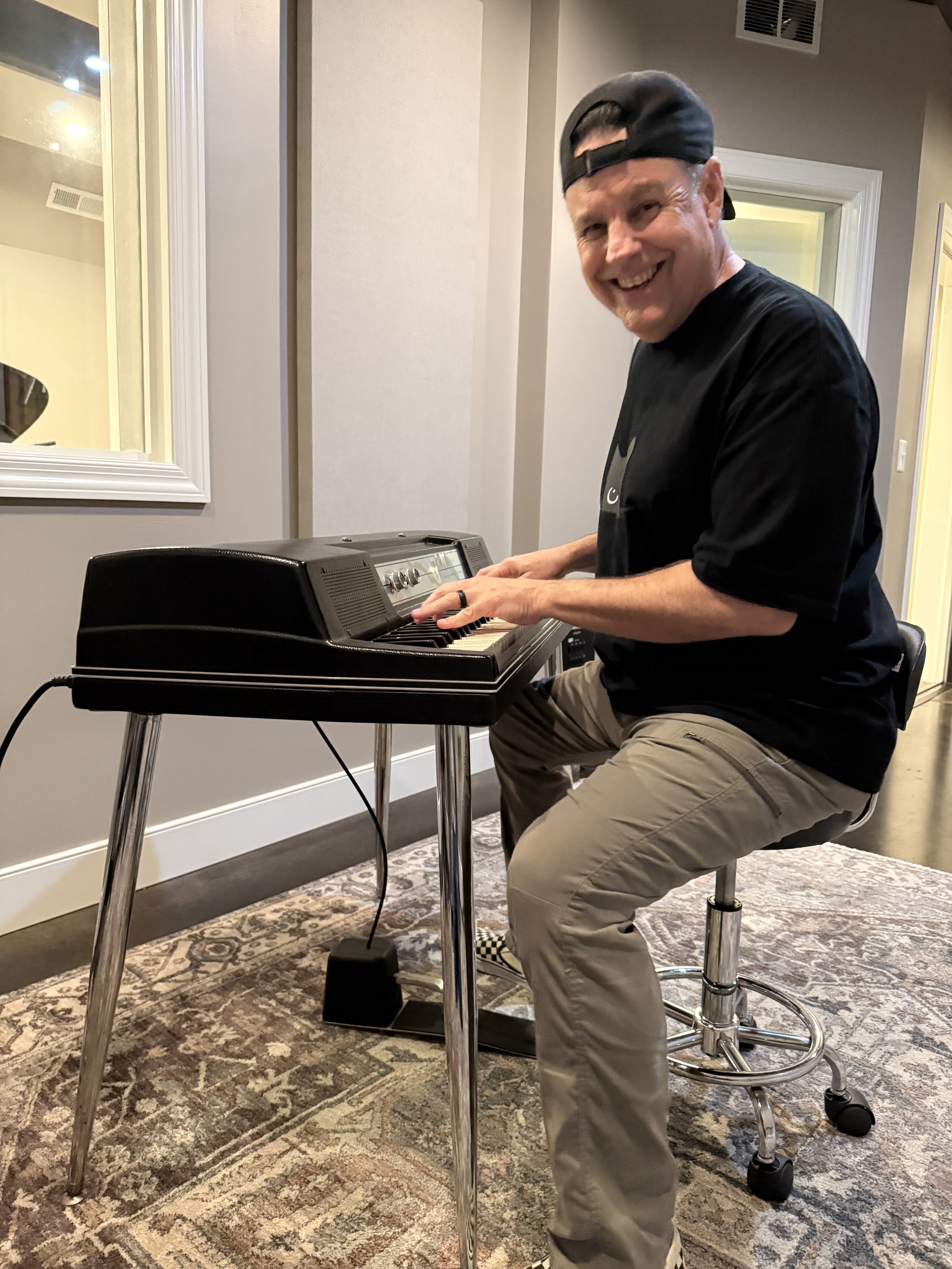 Marty MacKeever played Piano, Hammond B3, Wurlitzer, Mellotron, Clavinet, and Yamaha Motif