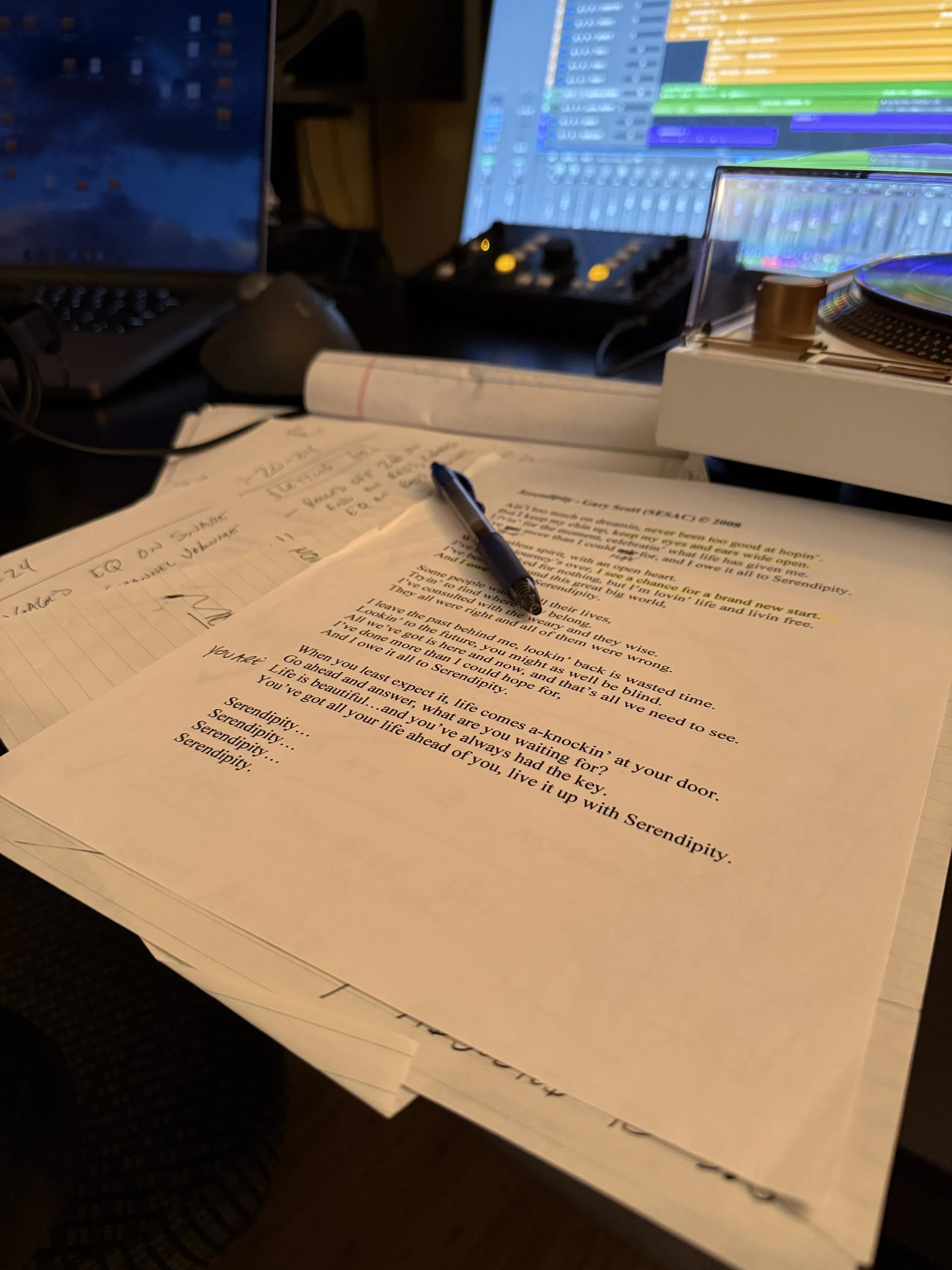 Editing "Serendipity"