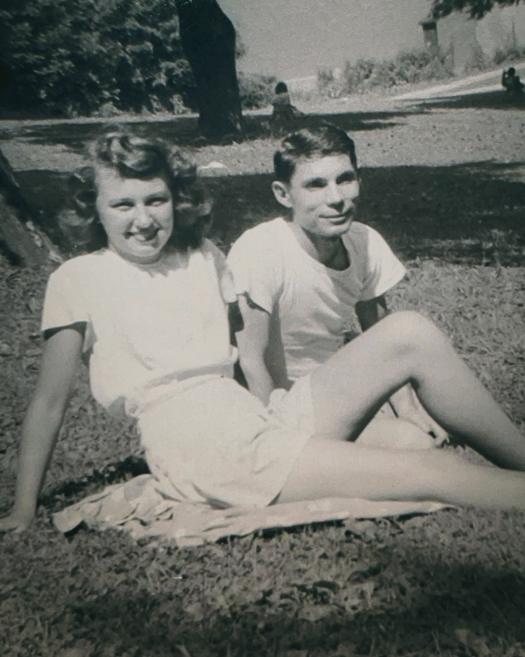 Gary's grandfather Charles and grandmother Evelyn in Yankton, SD. 