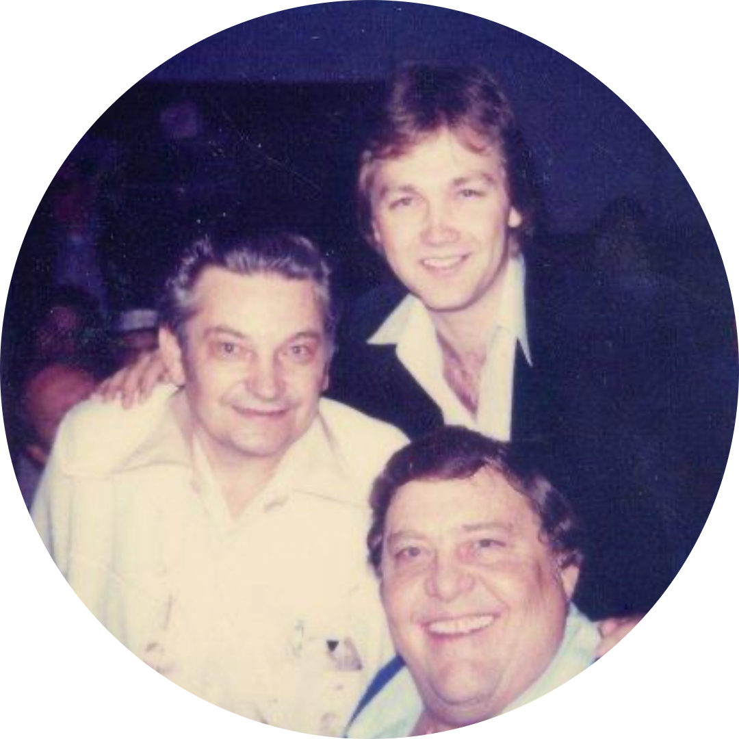 Gary Dale Scott's great uncle Glen Scott with Steve Wariner and Kenny Price.