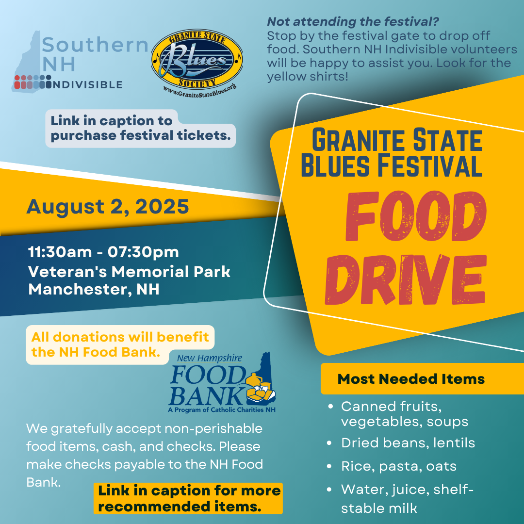 Granite State Blues Festival Food Drive