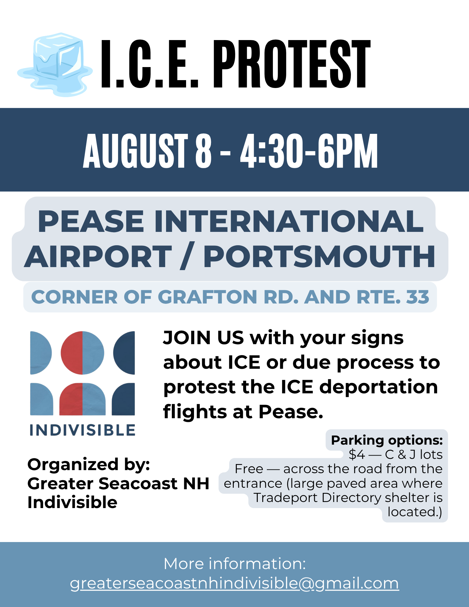 ICE Protest at Pease International Airport