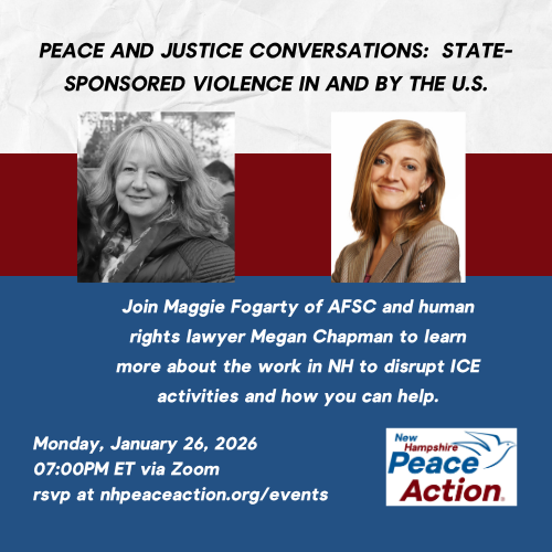 Peace & Justice Conversations: State-sponsored Violence In and By the U.S.
