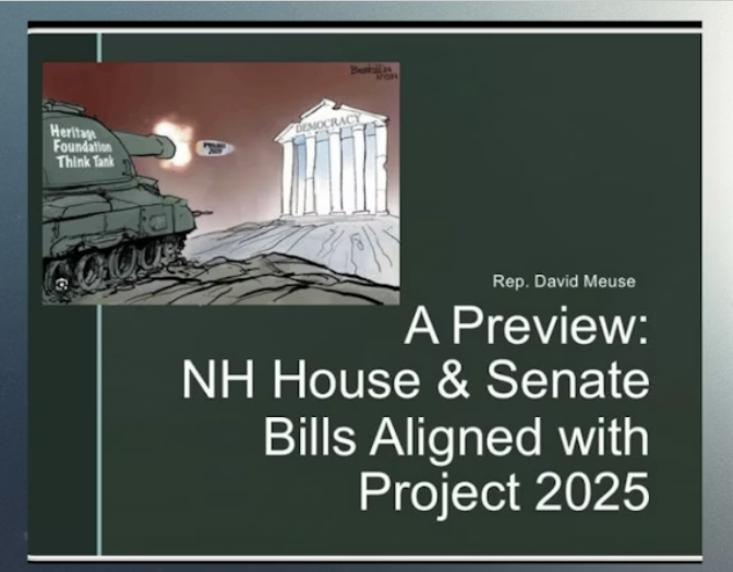 NH House & Senate Bills Aligned with Project 2025 & Meet US Senate Candidate Jared Sullivan