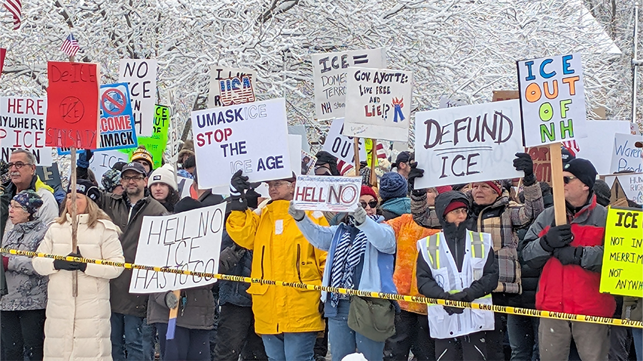 Burlington ICE Facility Protest